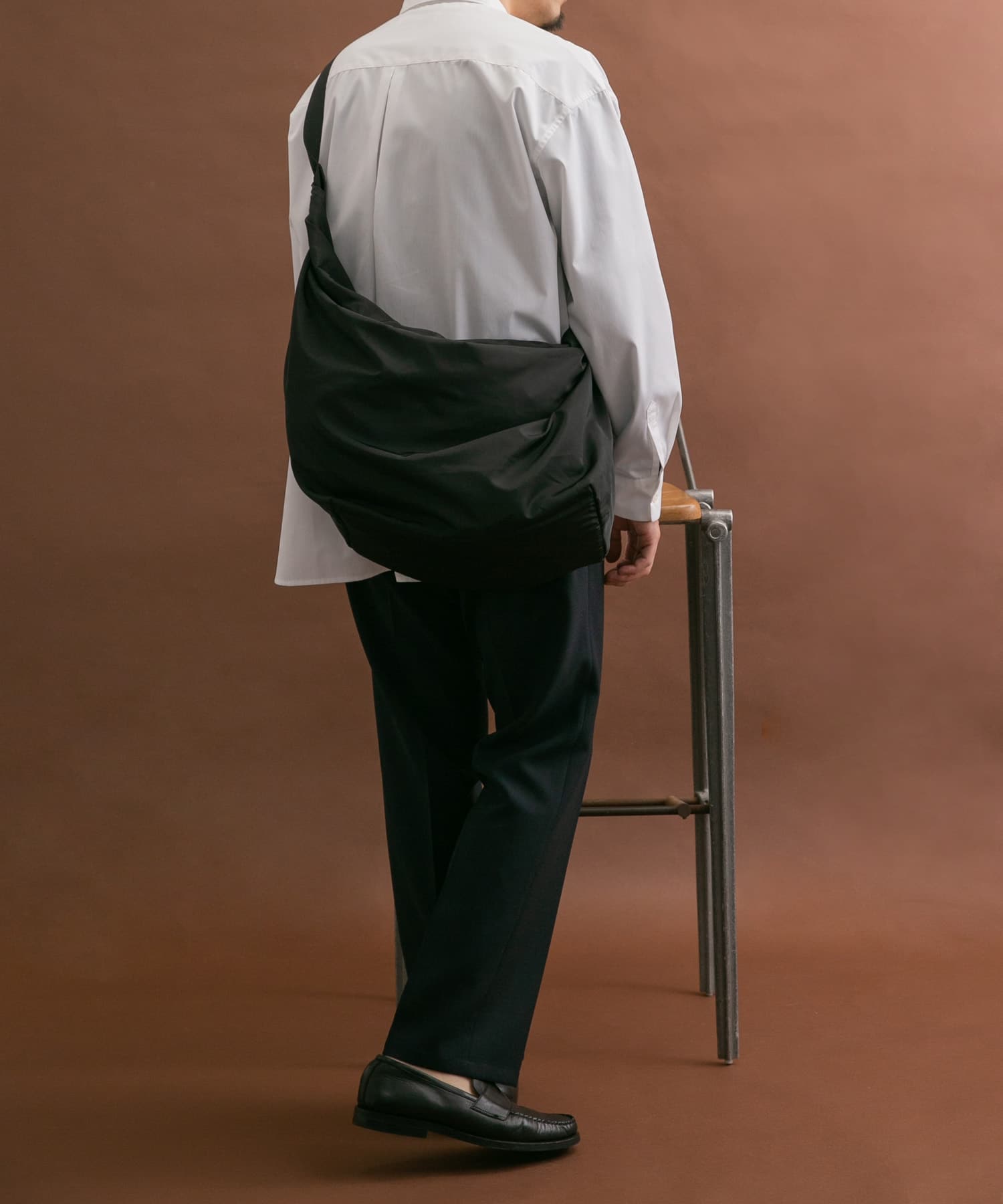 撥水ビッグボディバッグ BLACK one