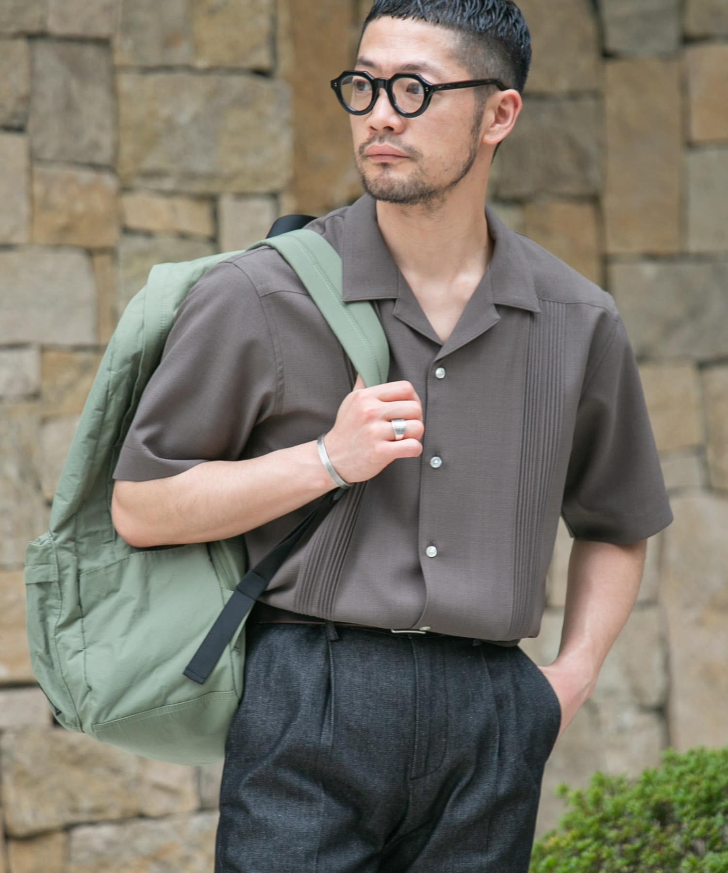 『ユニセックス』ロクヨン10ポケットラージリュック KHAKI one