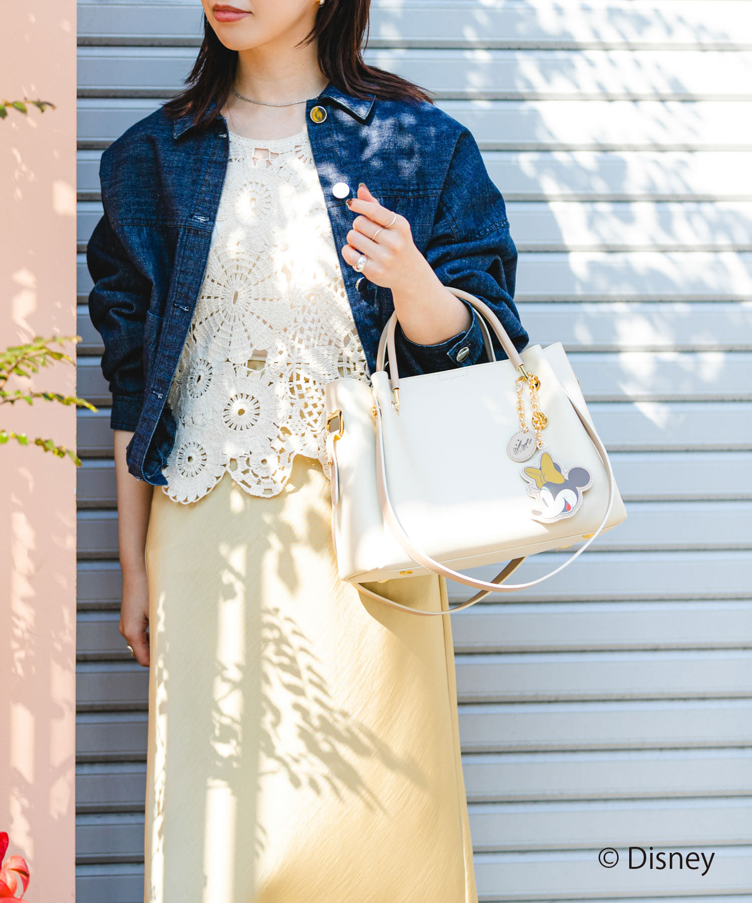 ディズニーコレクションワイド4WAYトート IVORY one