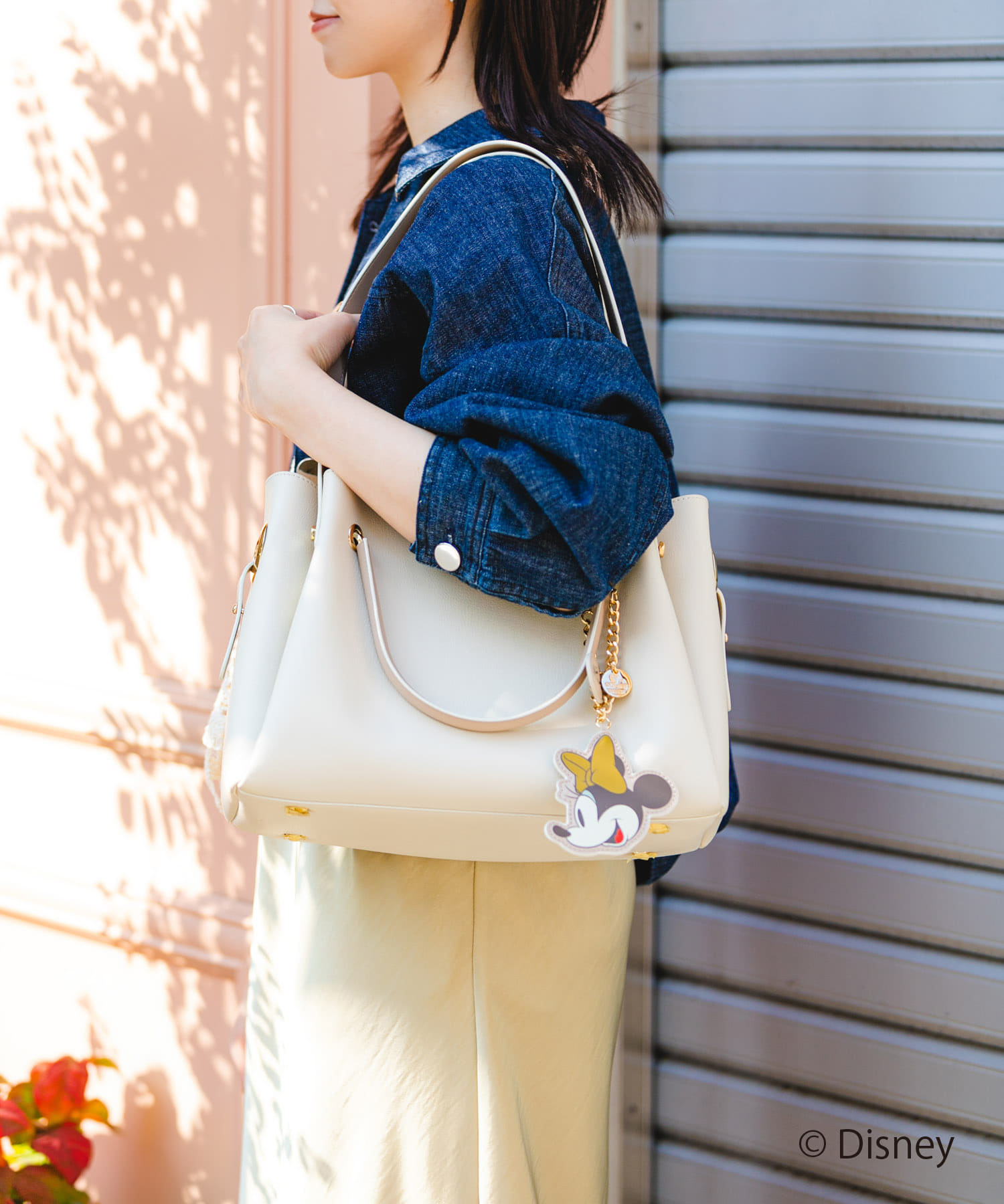 ディズニーコレクションワイド4WAYトート IVORY one