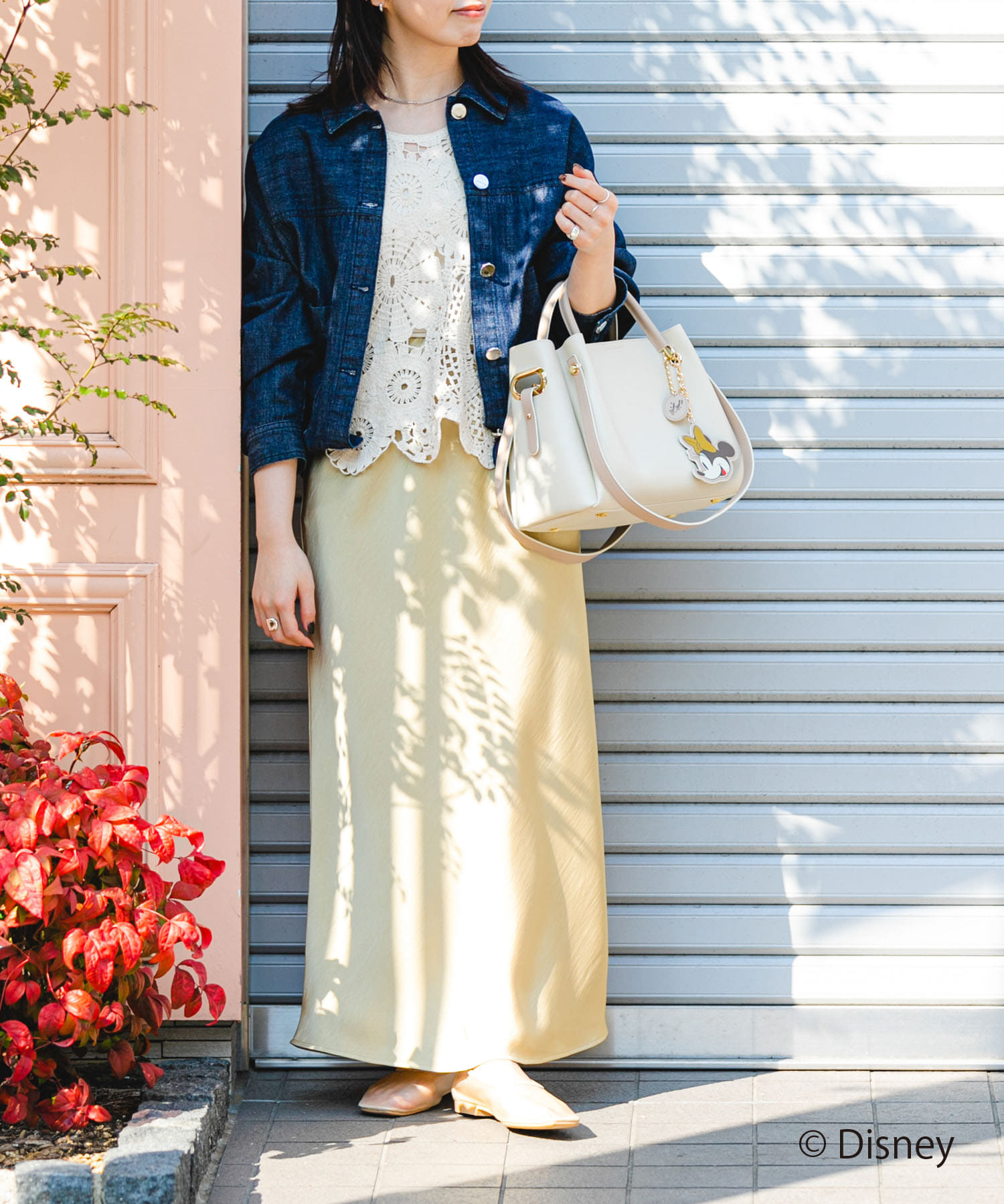 ディズニーコレクションワイド4WAYトート IVORY one