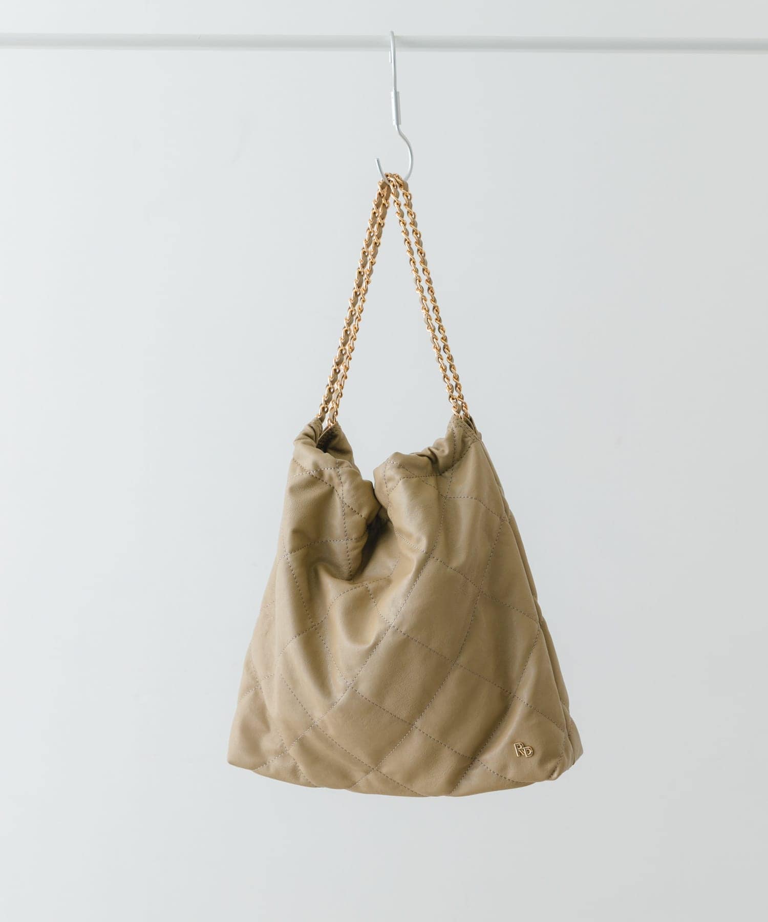 キルトチェーンバッグ BEIGE one