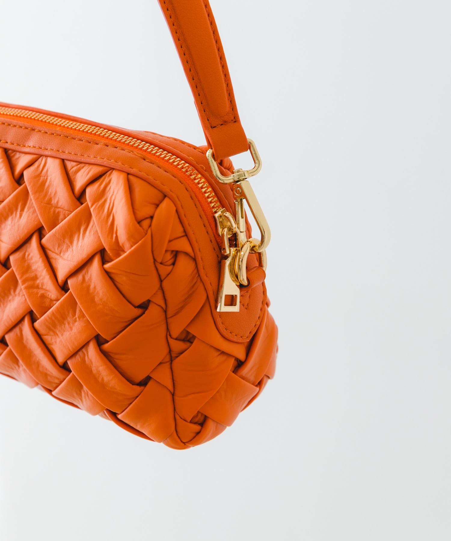 メッシュライクショルダーバッグ ORANGE one