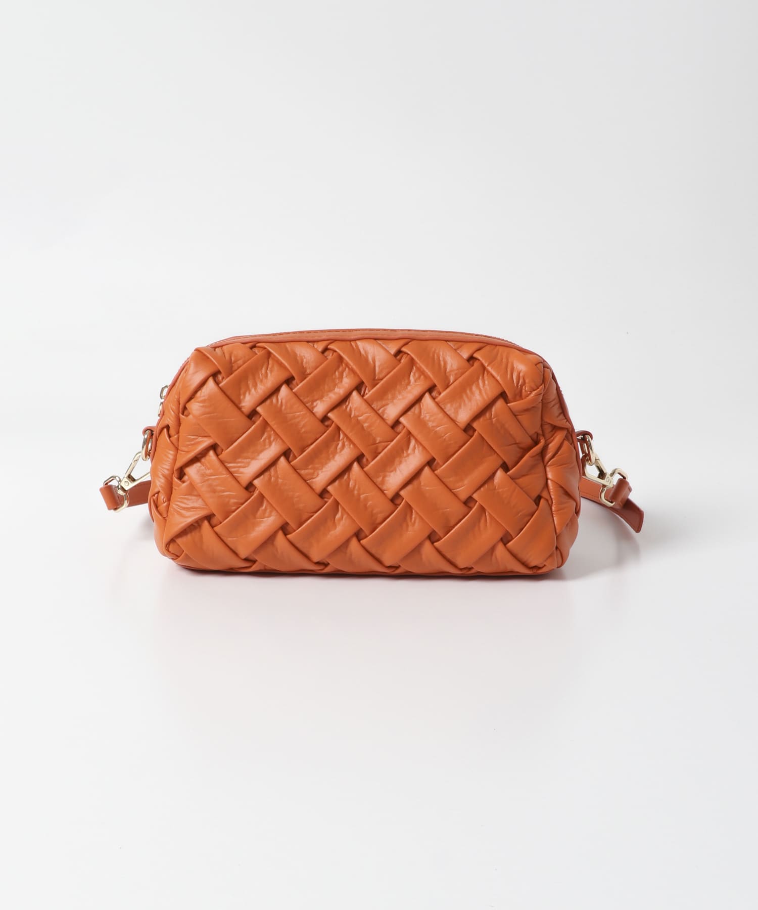 メッシュライクショルダーバッグ ORANGE one