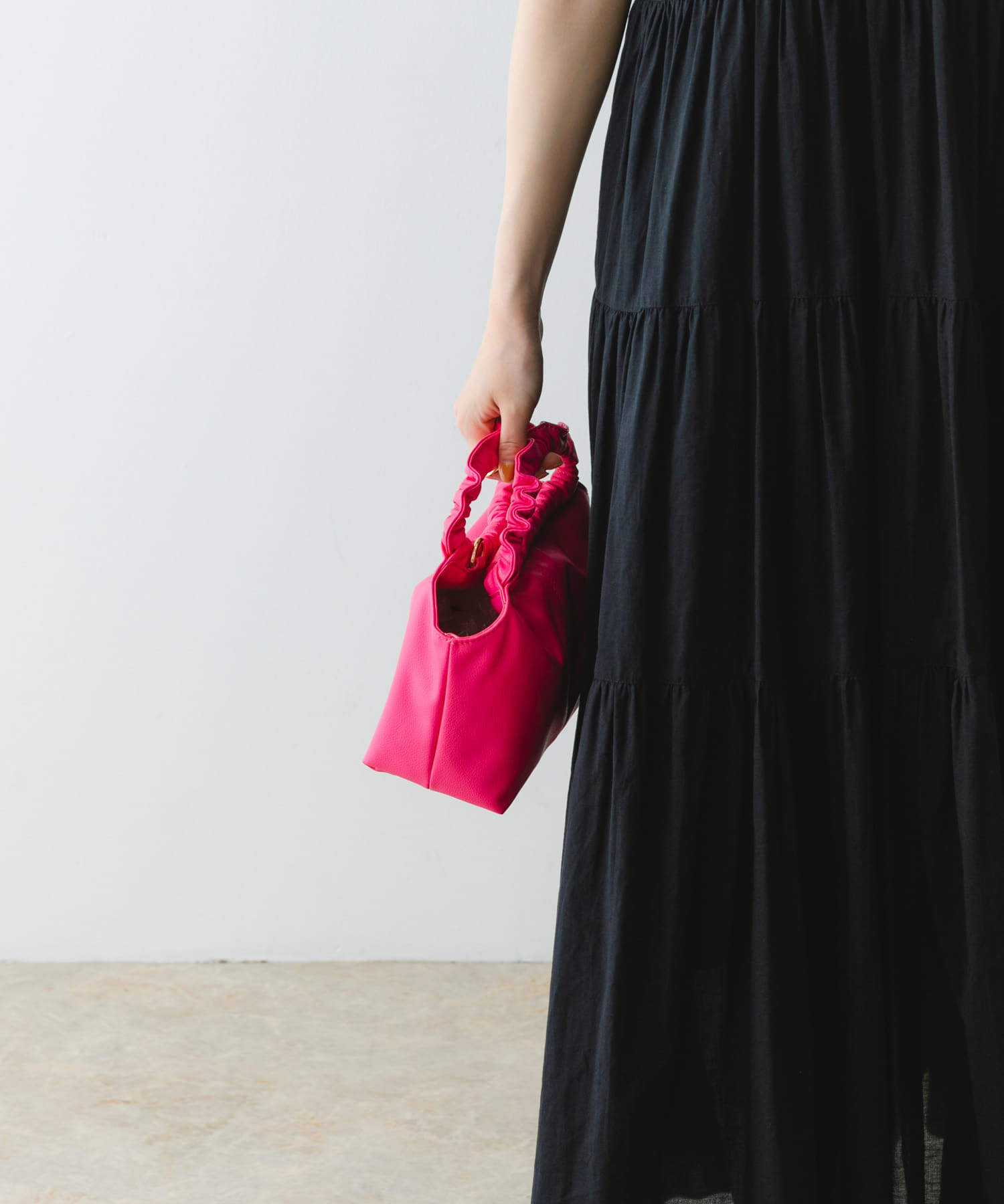 ギャザーハンドルバッグ MAGENDA PK one