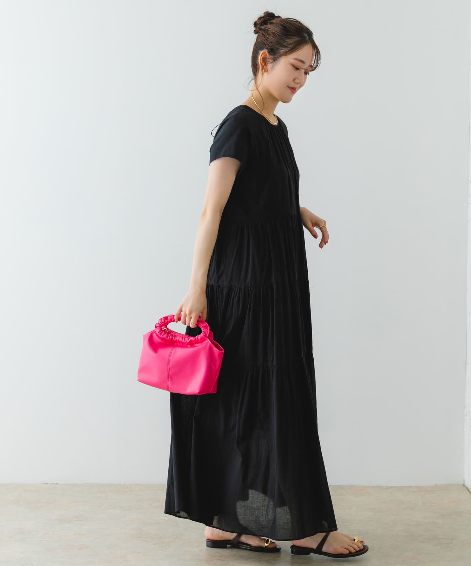 ギャザーハンドルバッグ MAGENDA PK one