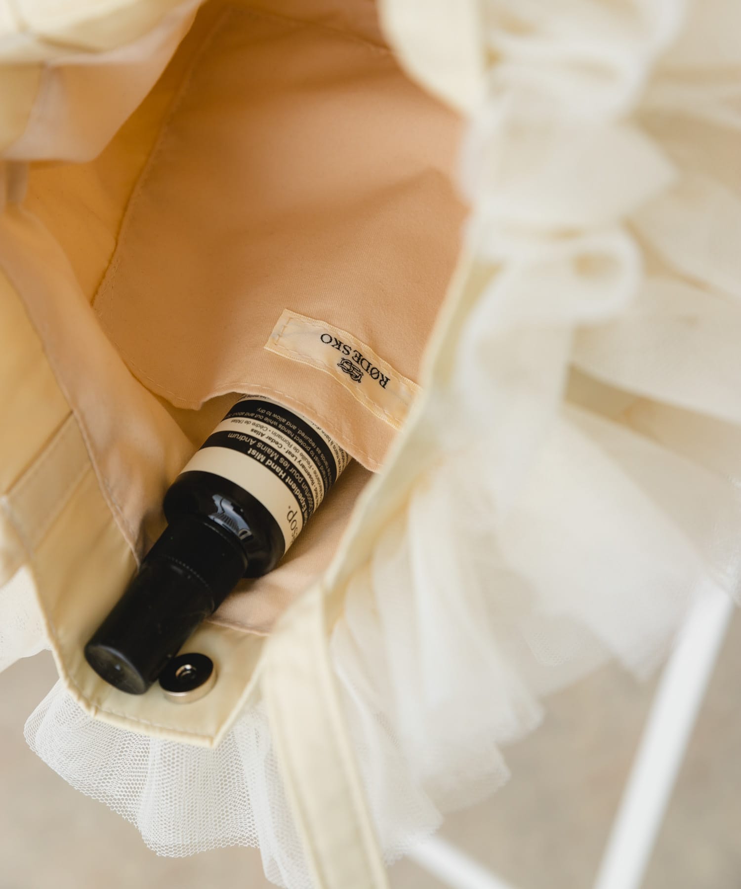 チュールトートバッグ IVORY one