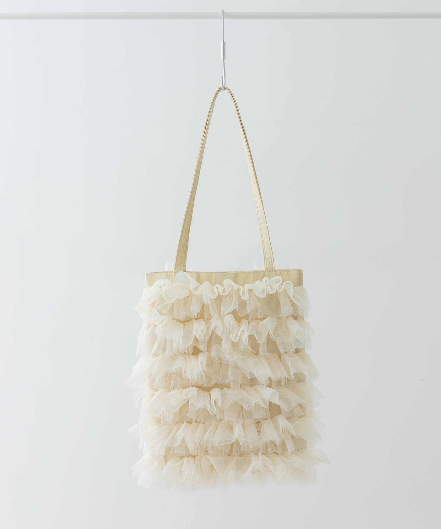 チュールトートバッグ IVORY one