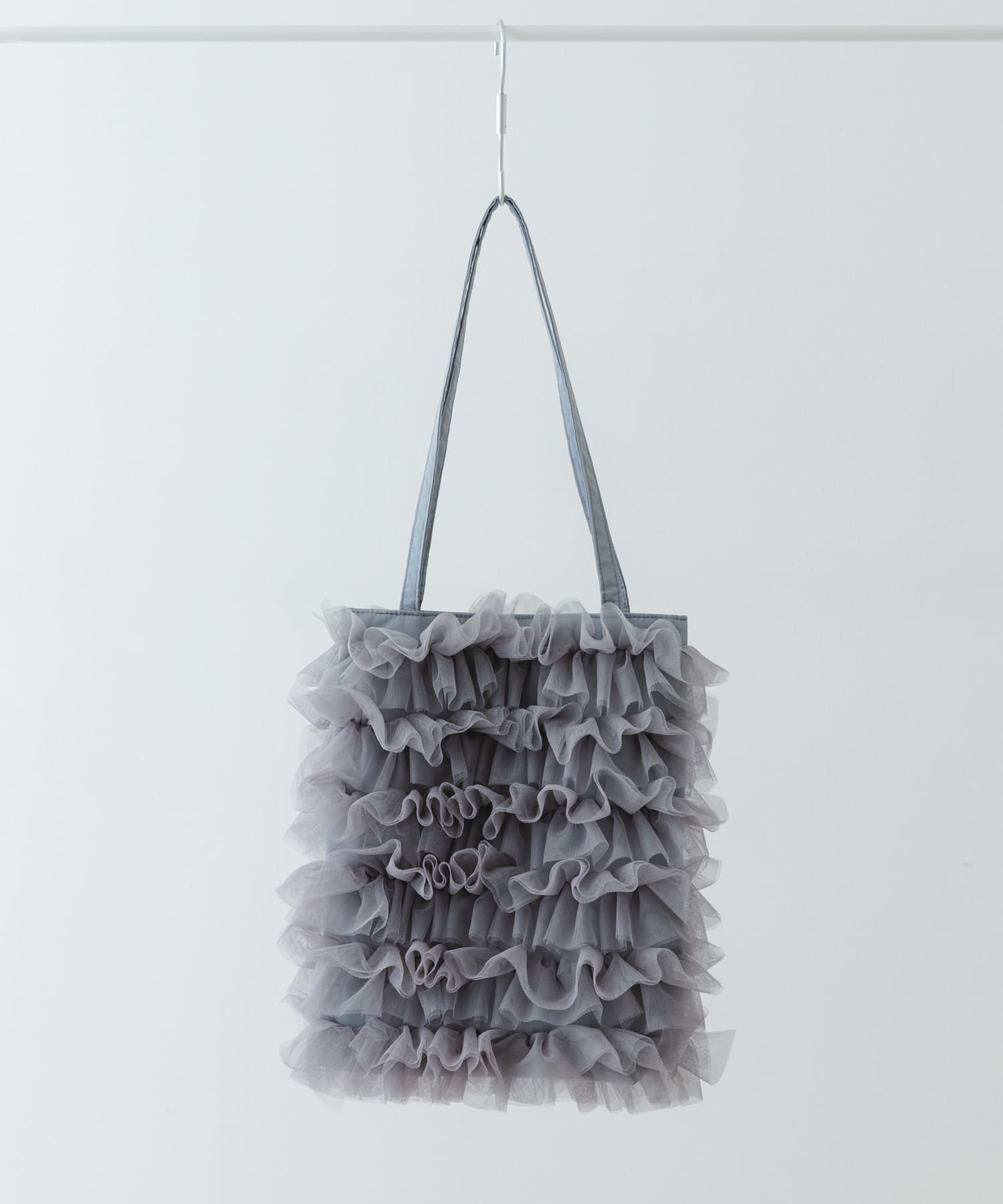 チュールトートバッグ GRAY one
