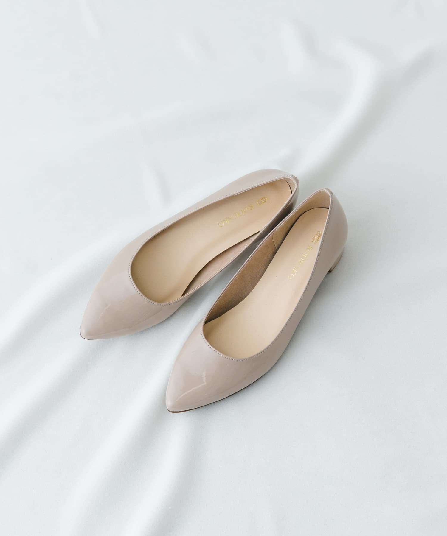 『MADE IN JAPAN』3.5cmポインテッドパンプス BEIGE 36