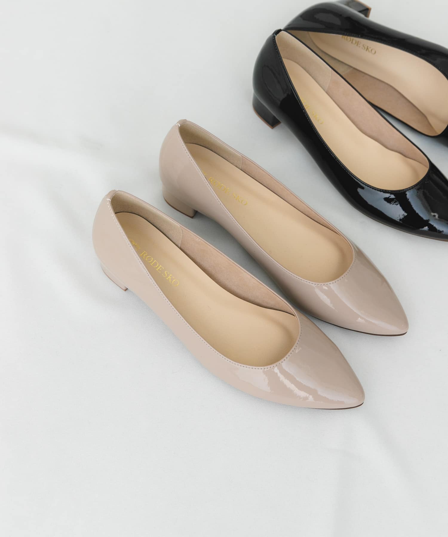 『MADE IN JAPAN』3.5cmポインテッドパンプス BEIGE 38