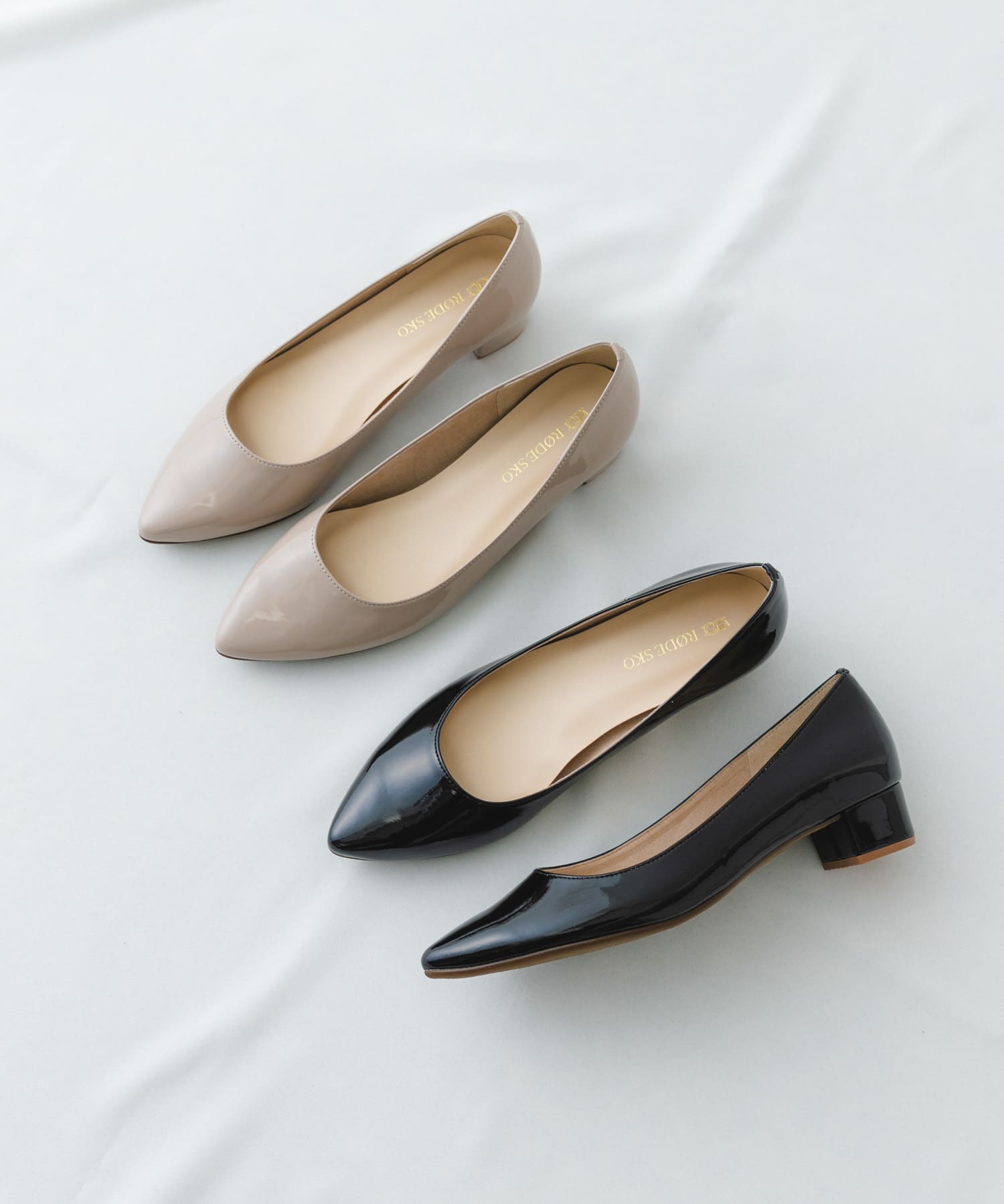 『MADE IN JAPAN』3.5cmポインテッドパンプス BEIGE 38