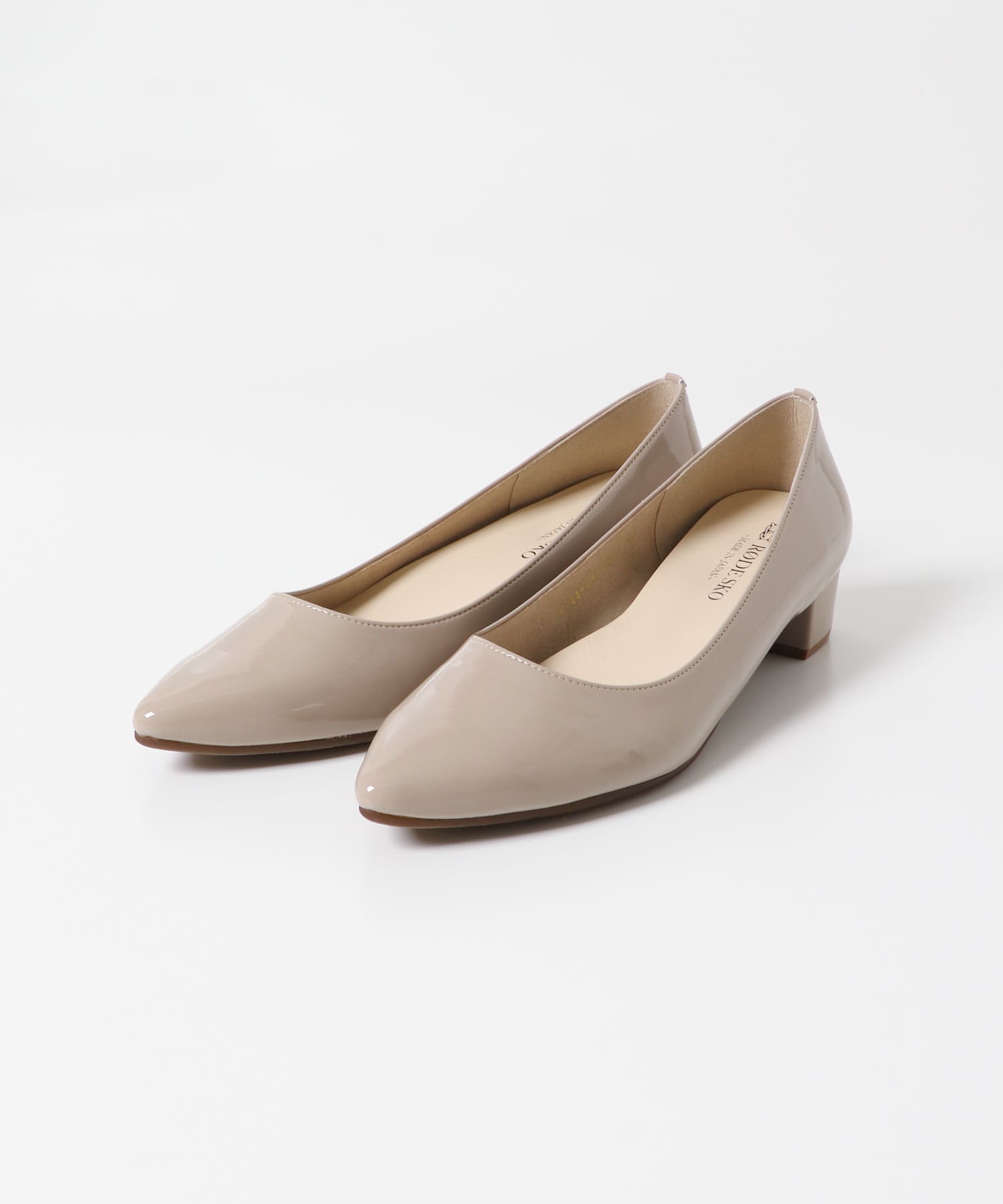 『MADE IN JAPAN』3.5cmポインテッドパンプス BEIGE 36