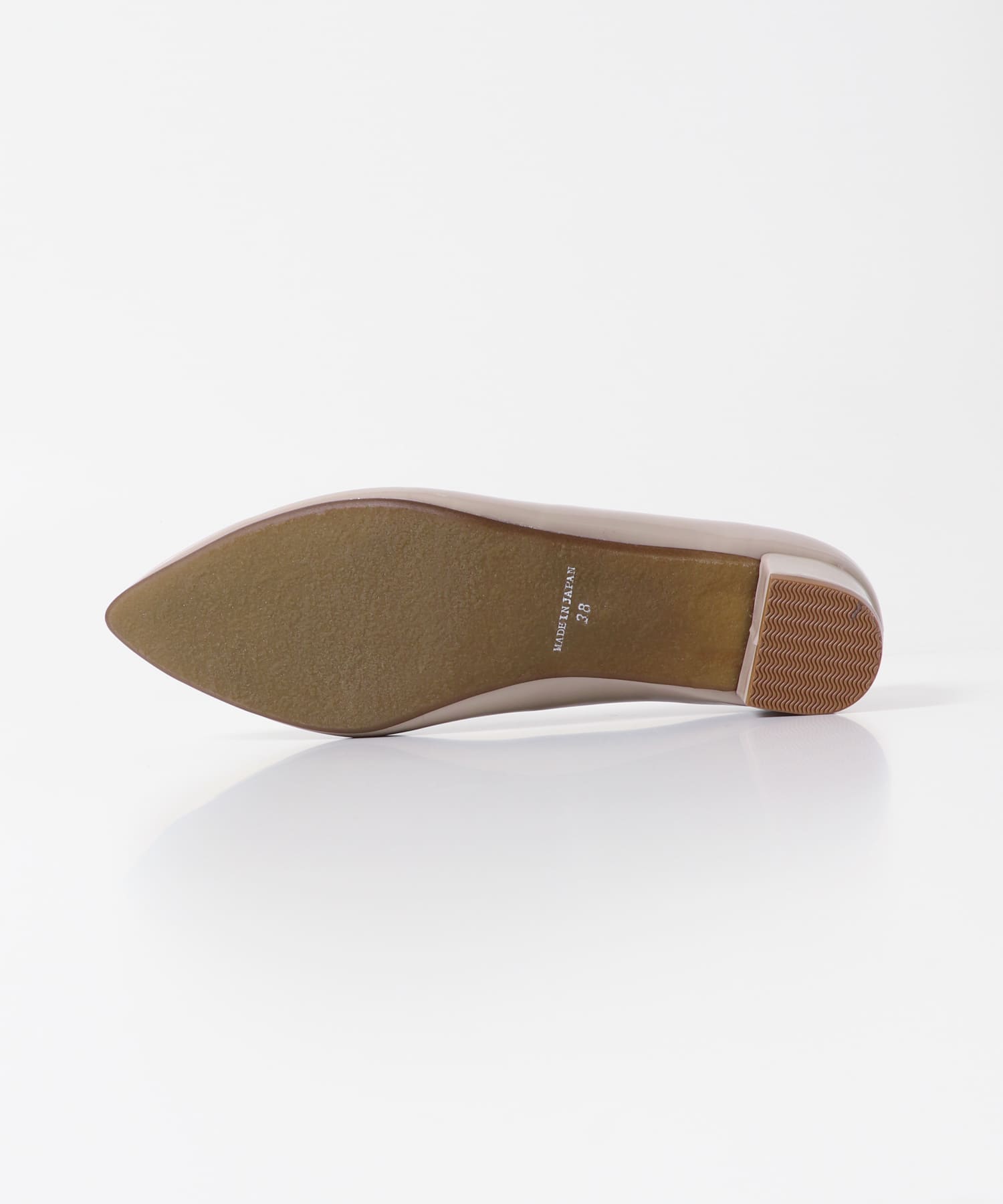 『MADE IN JAPAN』3.5cmポインテッドパンプス BEIGE 36