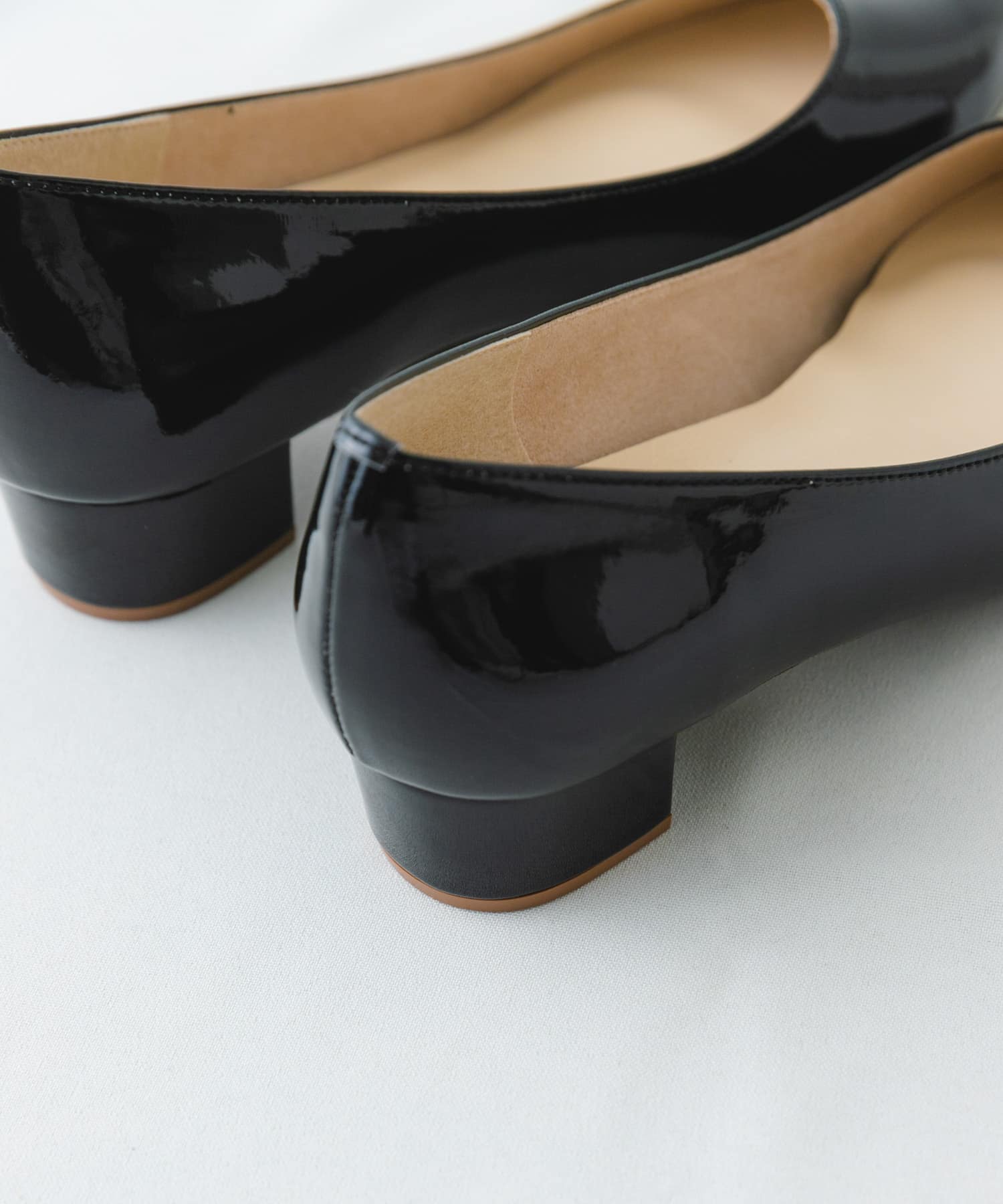 『MADE IN JAPAN』3.5cmポインテッドパンプス BLACK 36