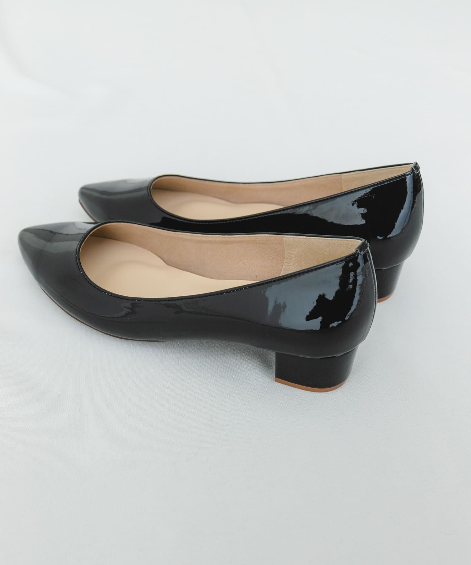 『MADE IN JAPAN』3.5cmポインテッドパンプス BLACK 36