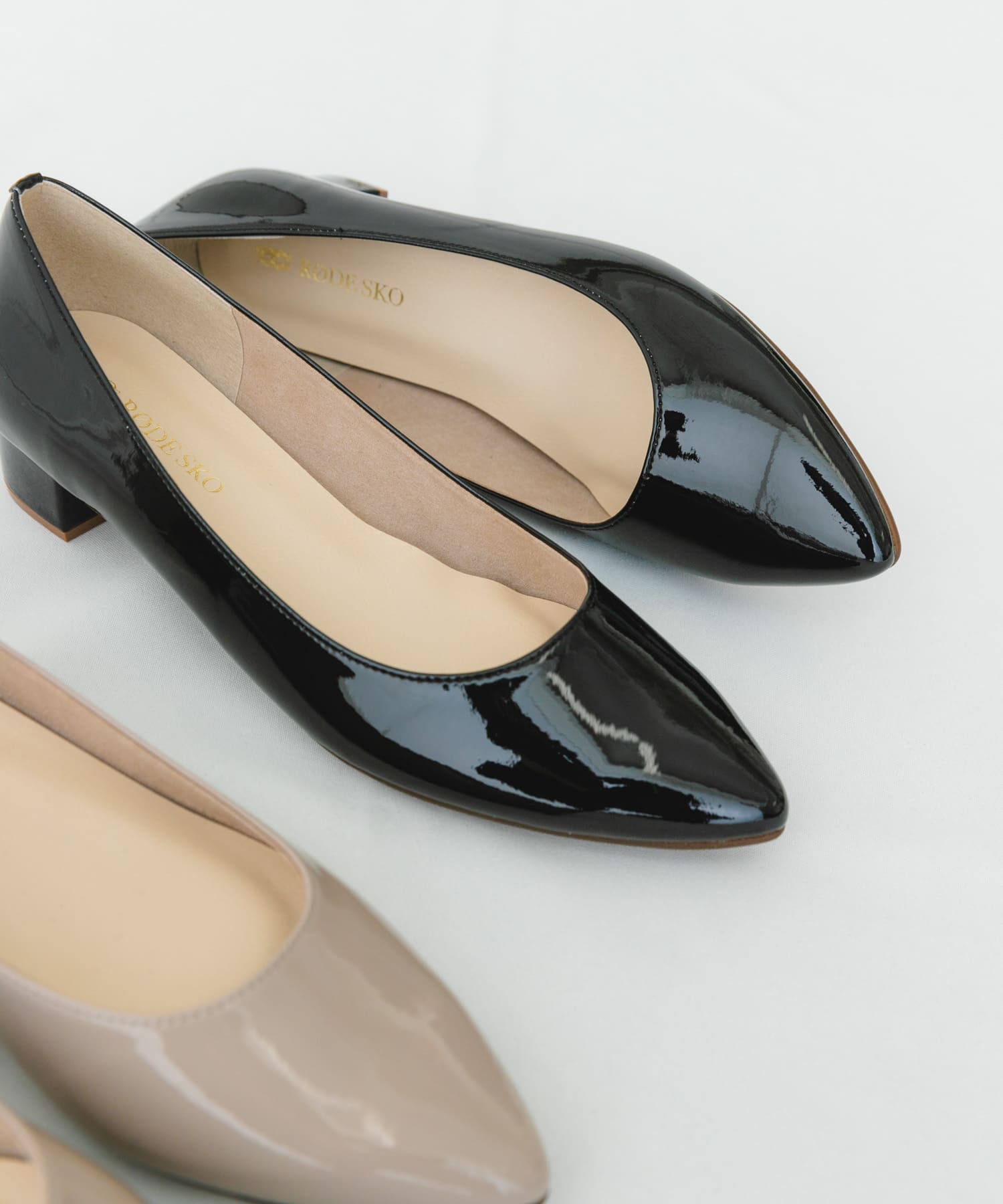 『MADE IN JAPAN』3.5cmポインテッドパンプス BLACK 37