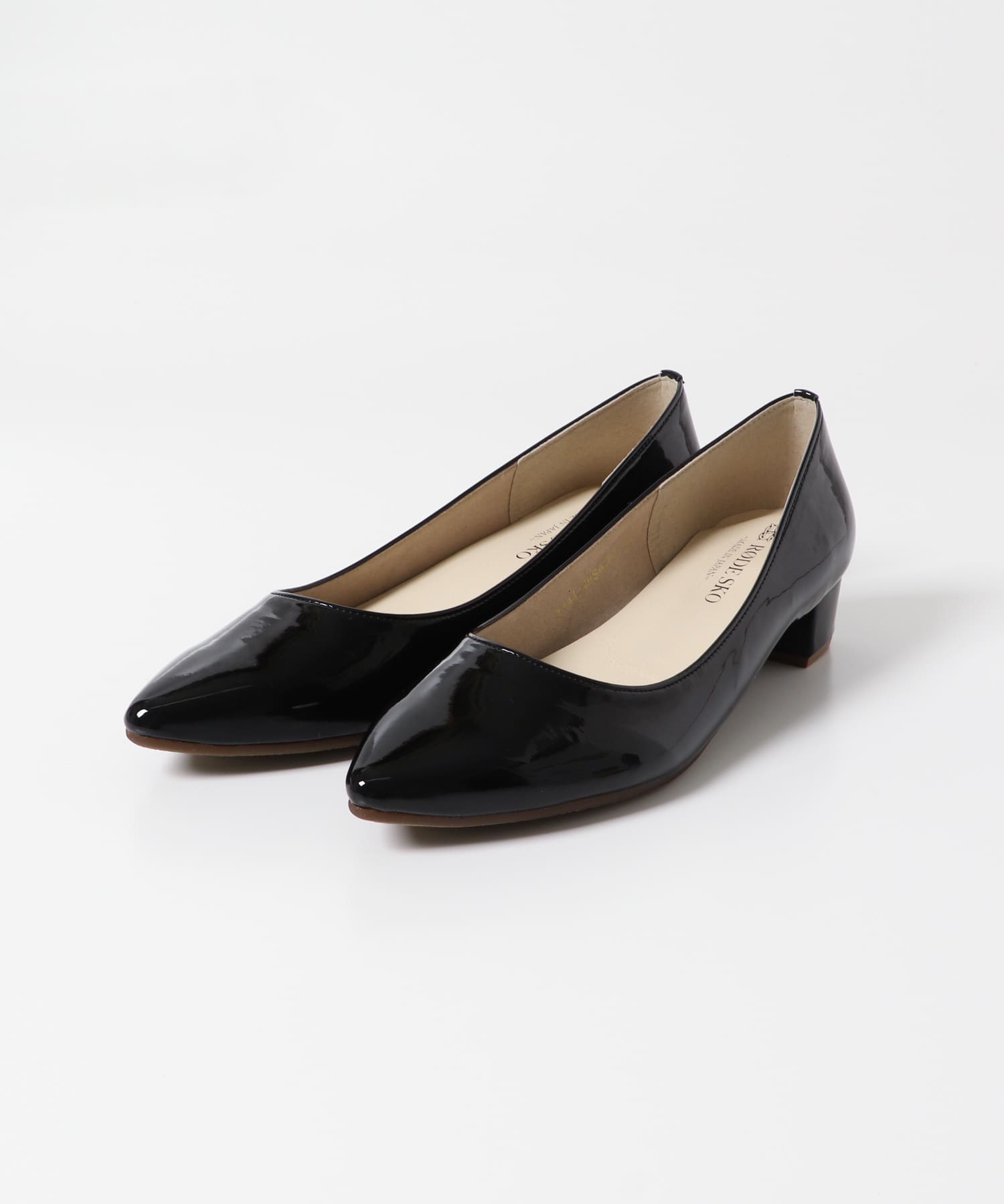 『MADE IN JAPAN』3.5cmポインテッドパンプス BLACK 36