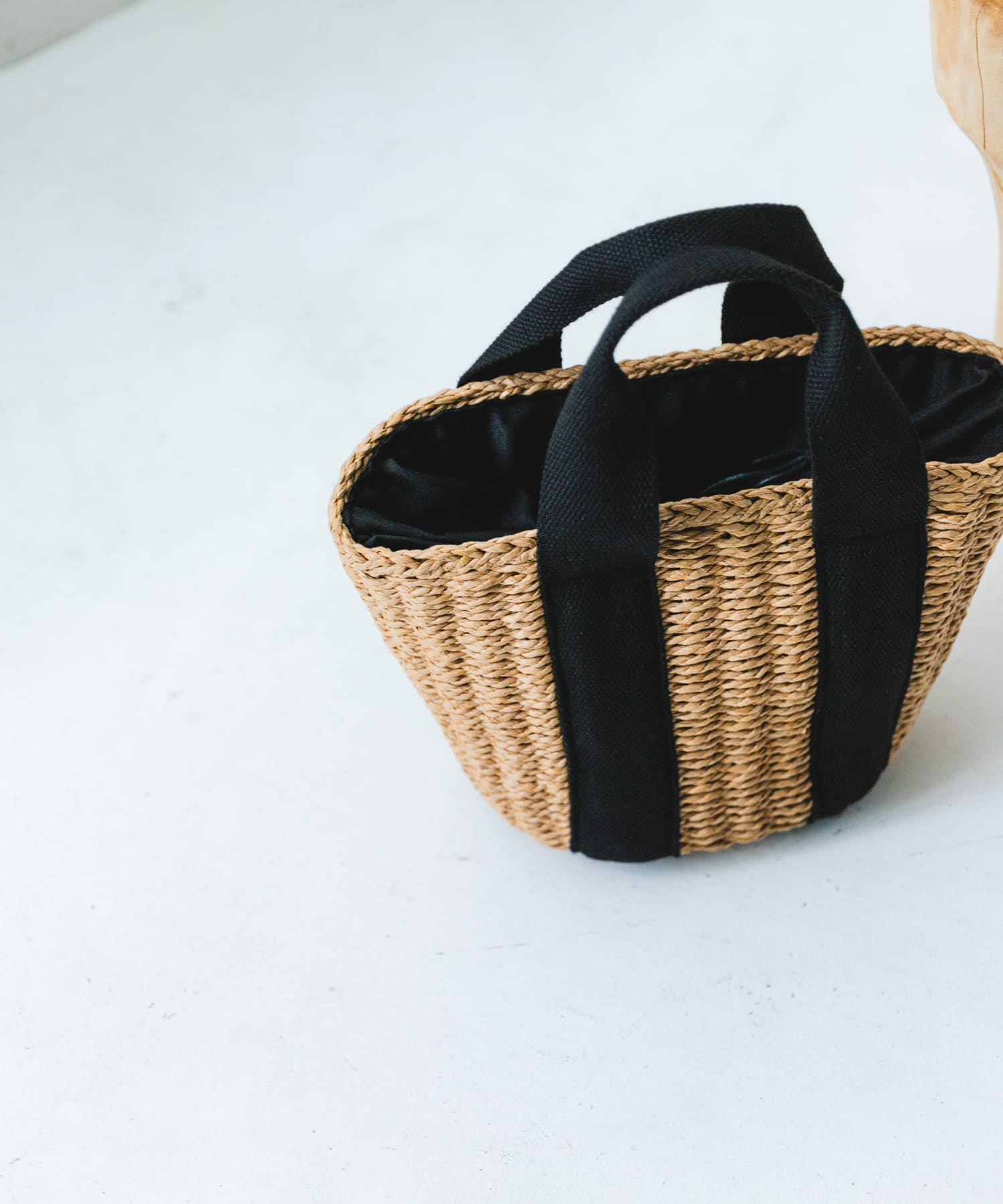 ナチュラルカゴバッグ BEIGE one