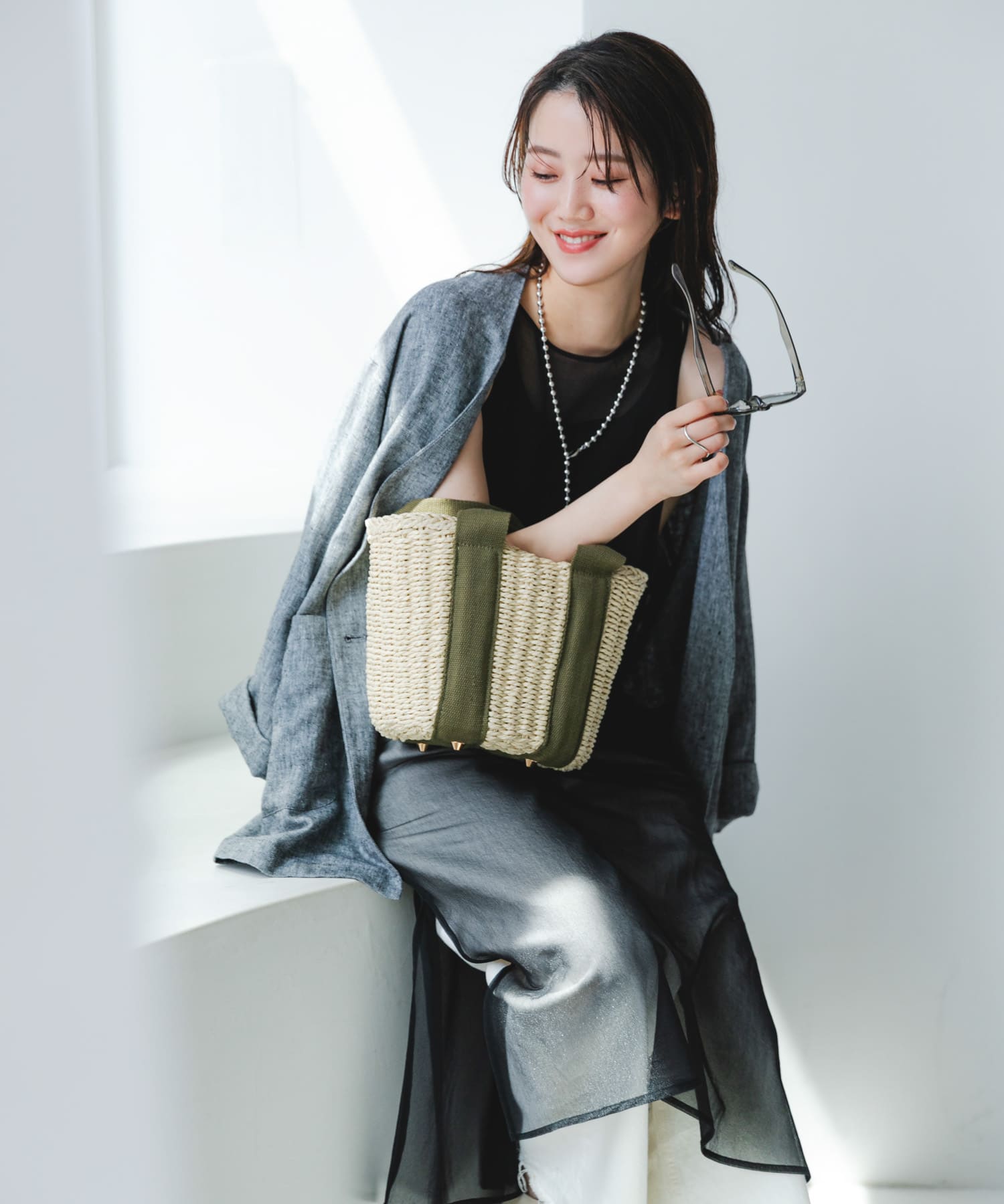 ナチュラルカゴバッグ NATURAL one