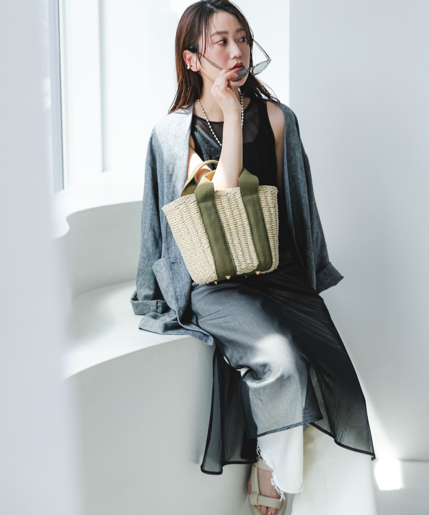 ナチュラルカゴバッグ NATURAL one