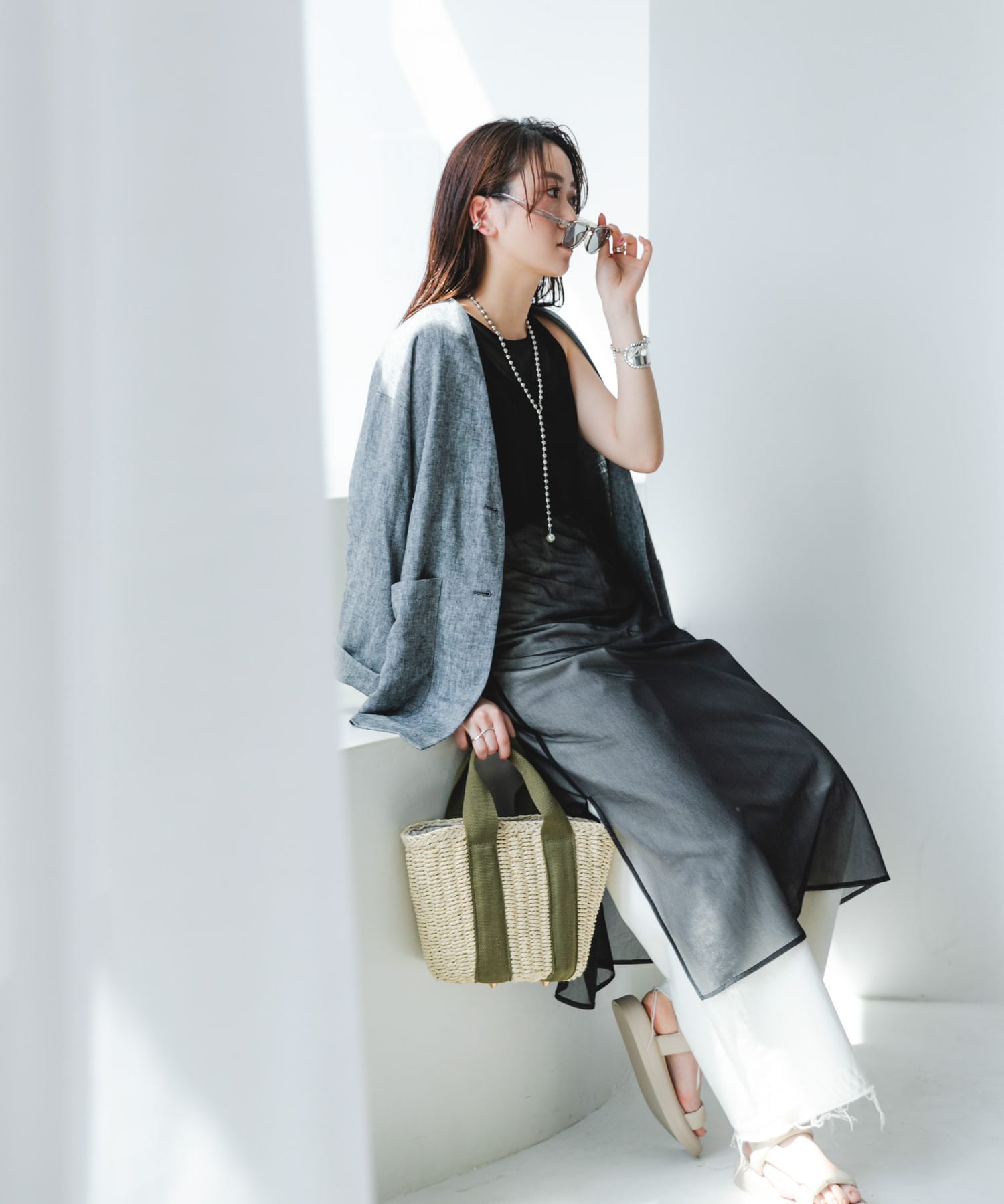 ナチュラルカゴバッグ NATURAL one