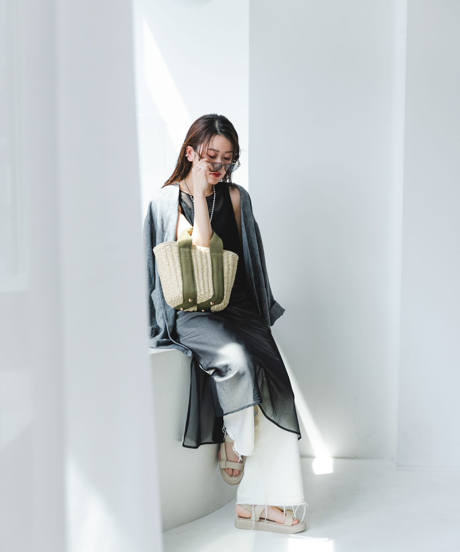 ナチュラルカゴバッグ NATURAL one