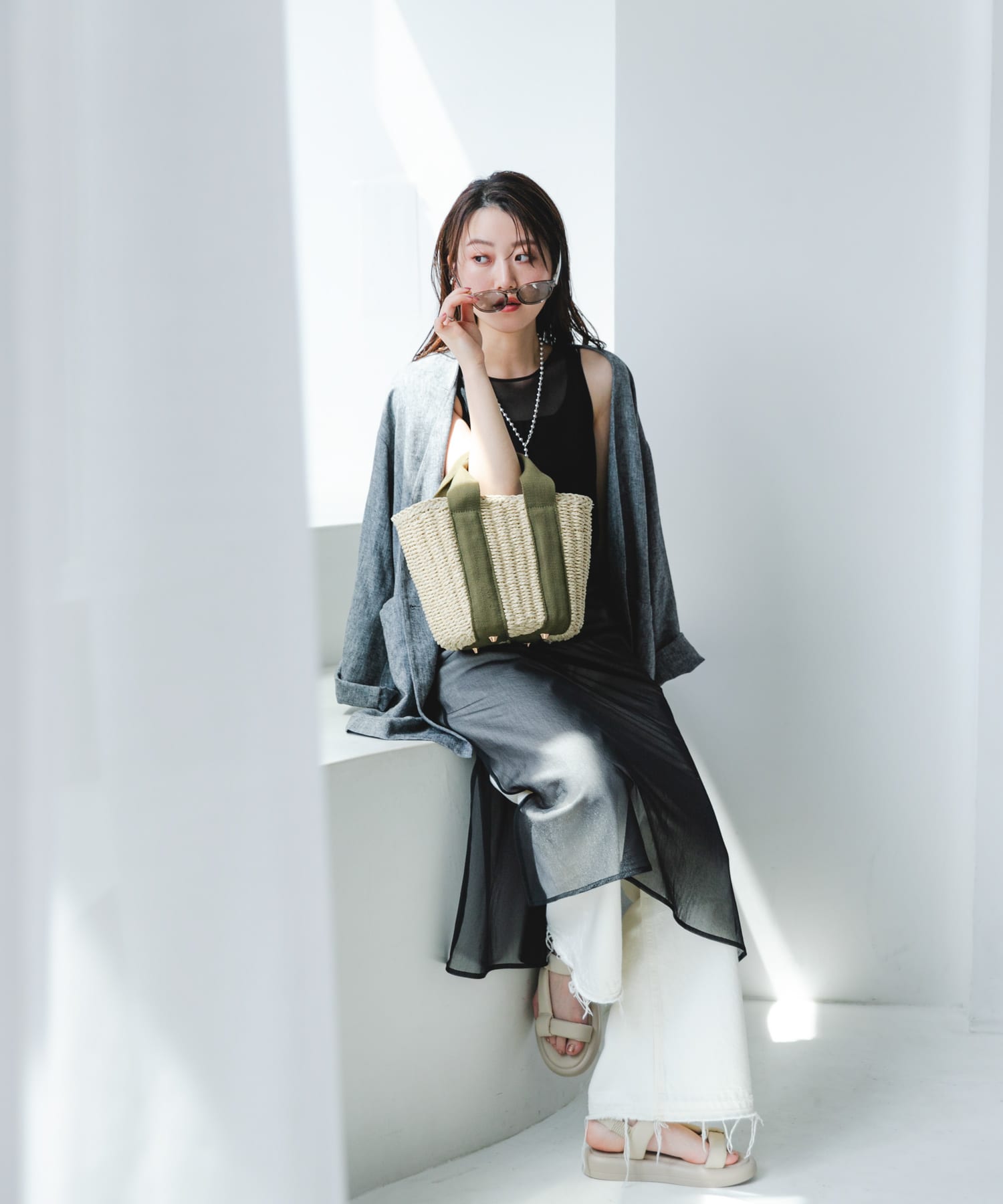 ナチュラルカゴバッグ NATURAL one