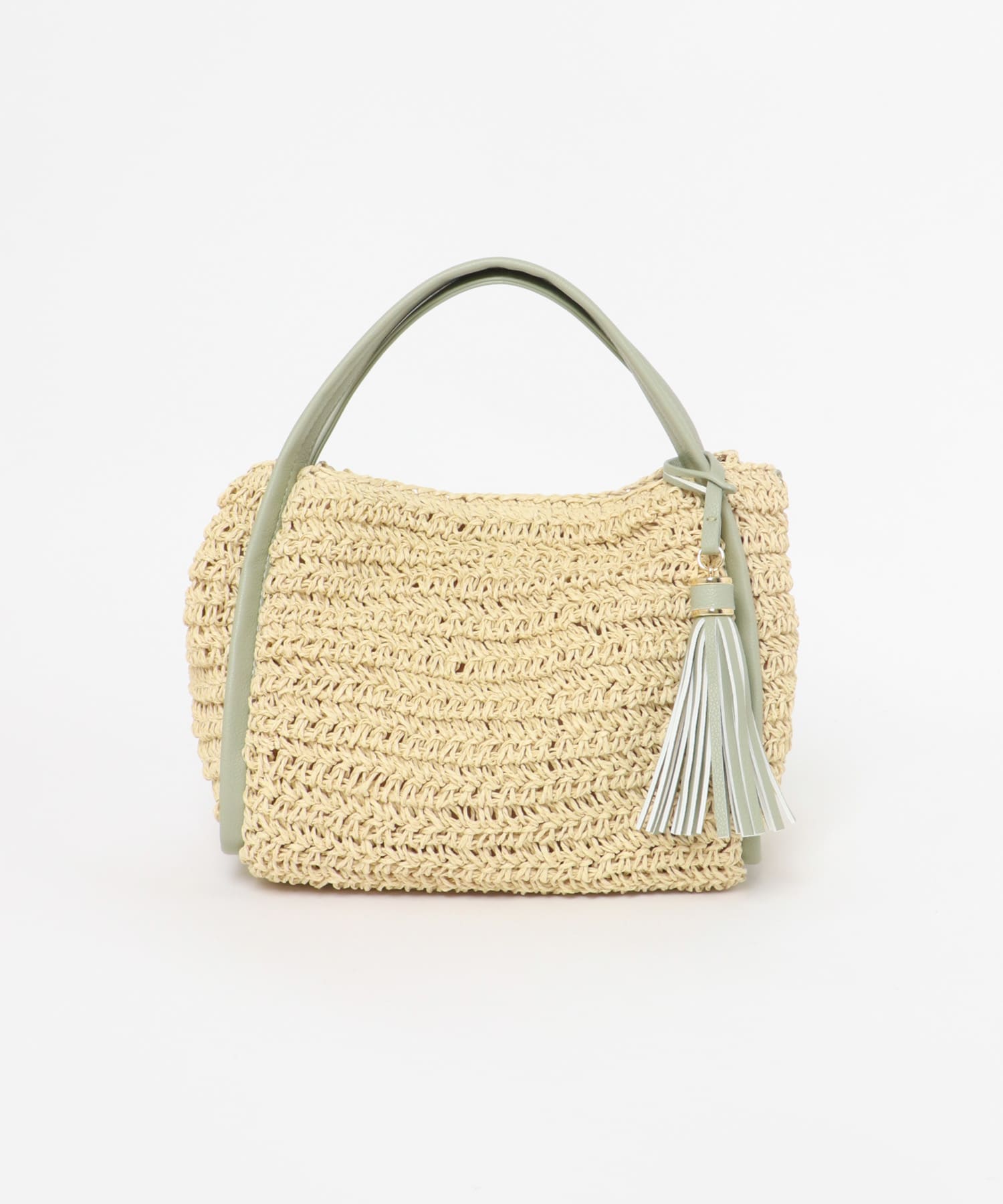 タッセル付ペーパーミニバッグ MINT one