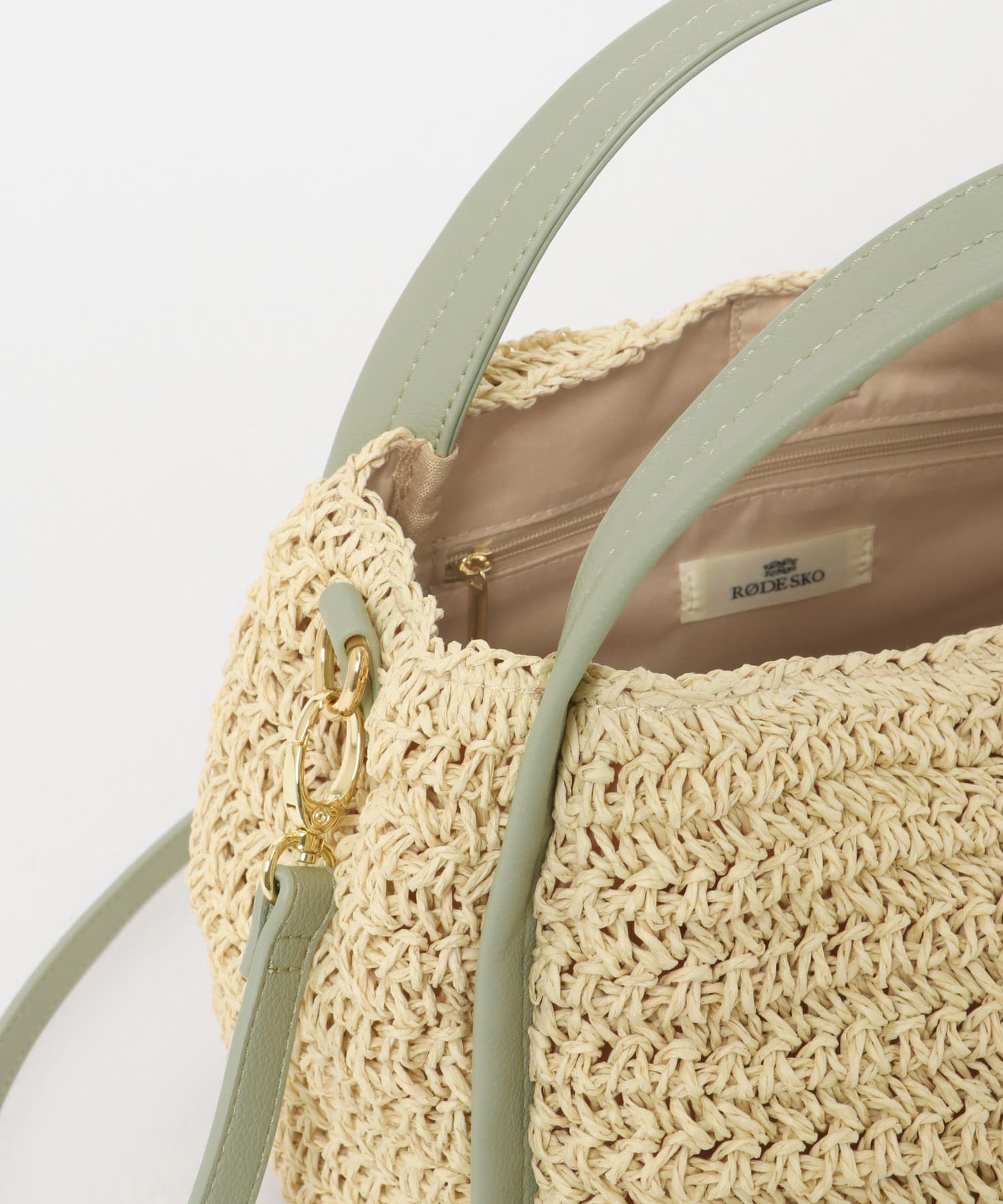 タッセル付ペーパーミニバッグ MINT one