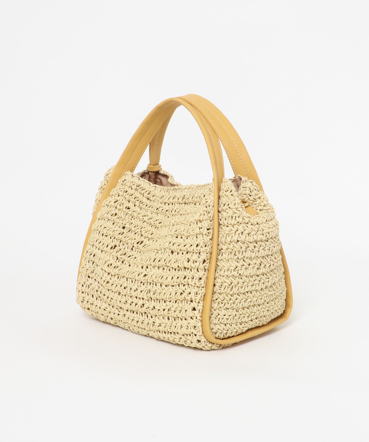 タッセル付ペーパーミニバッグ CAMEL one