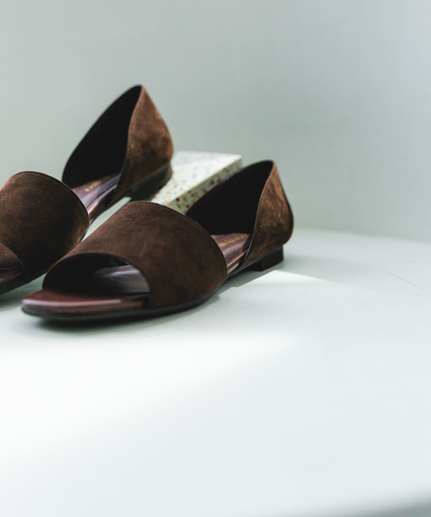 『MADE IN JAPAN』セパレートフラットサンダル BROWN 36