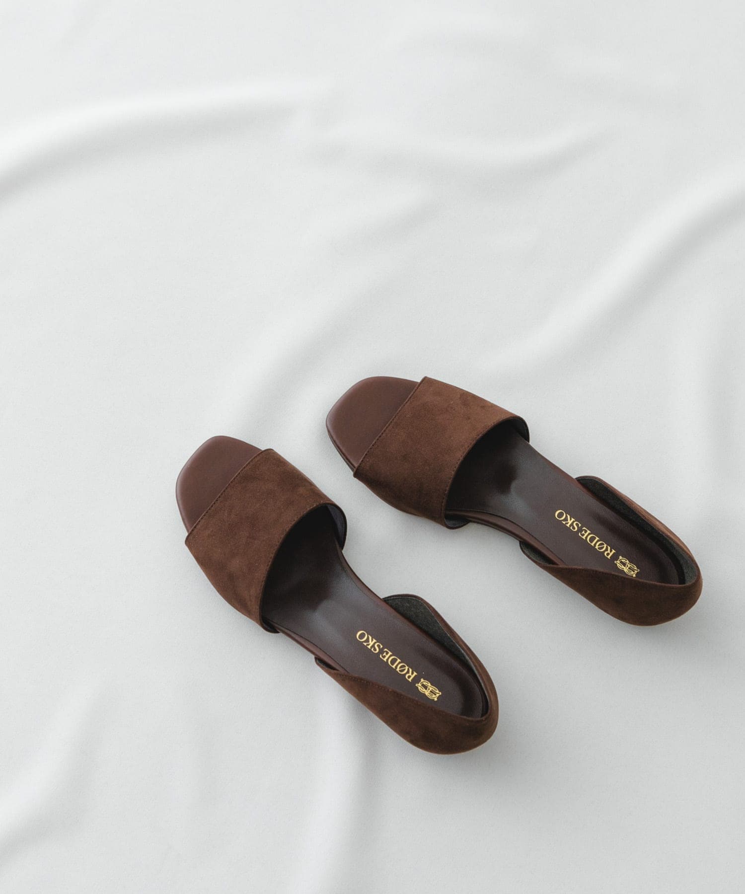 『MADE IN JAPAN』セパレートフラットサンダル BROWN 36