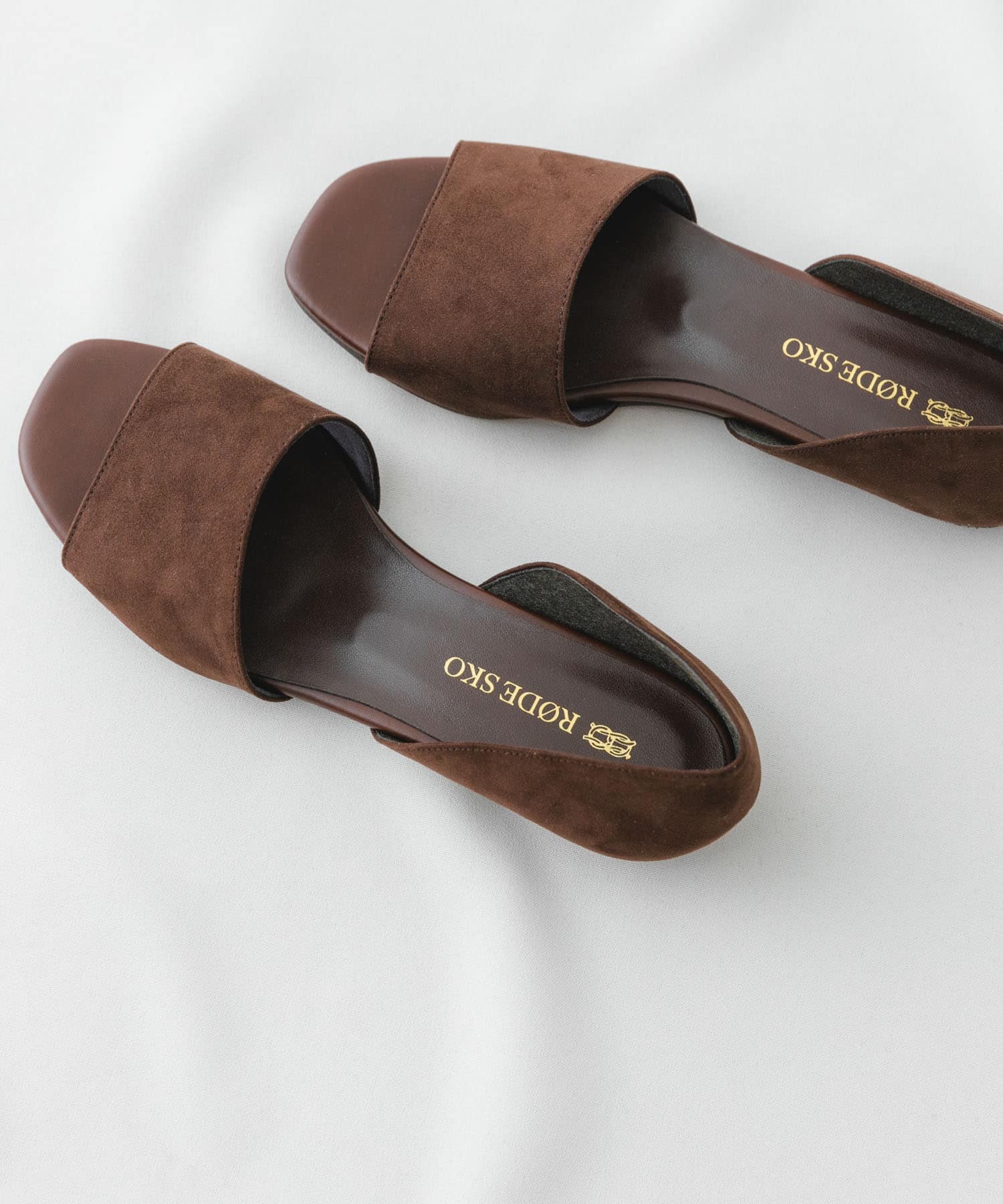 『MADE IN JAPAN』セパレートフラットサンダル BROWN 36