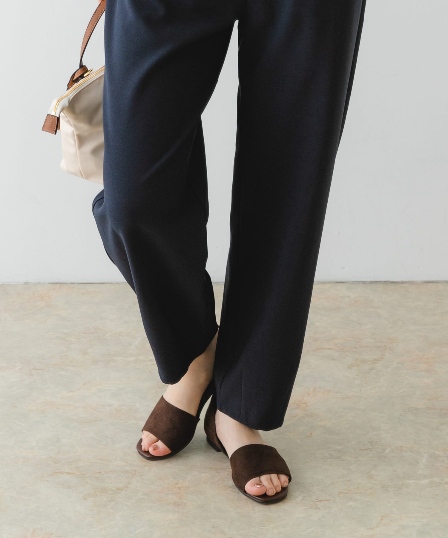 『MADE IN JAPAN』セパレートフラットサンダル BROWN 37