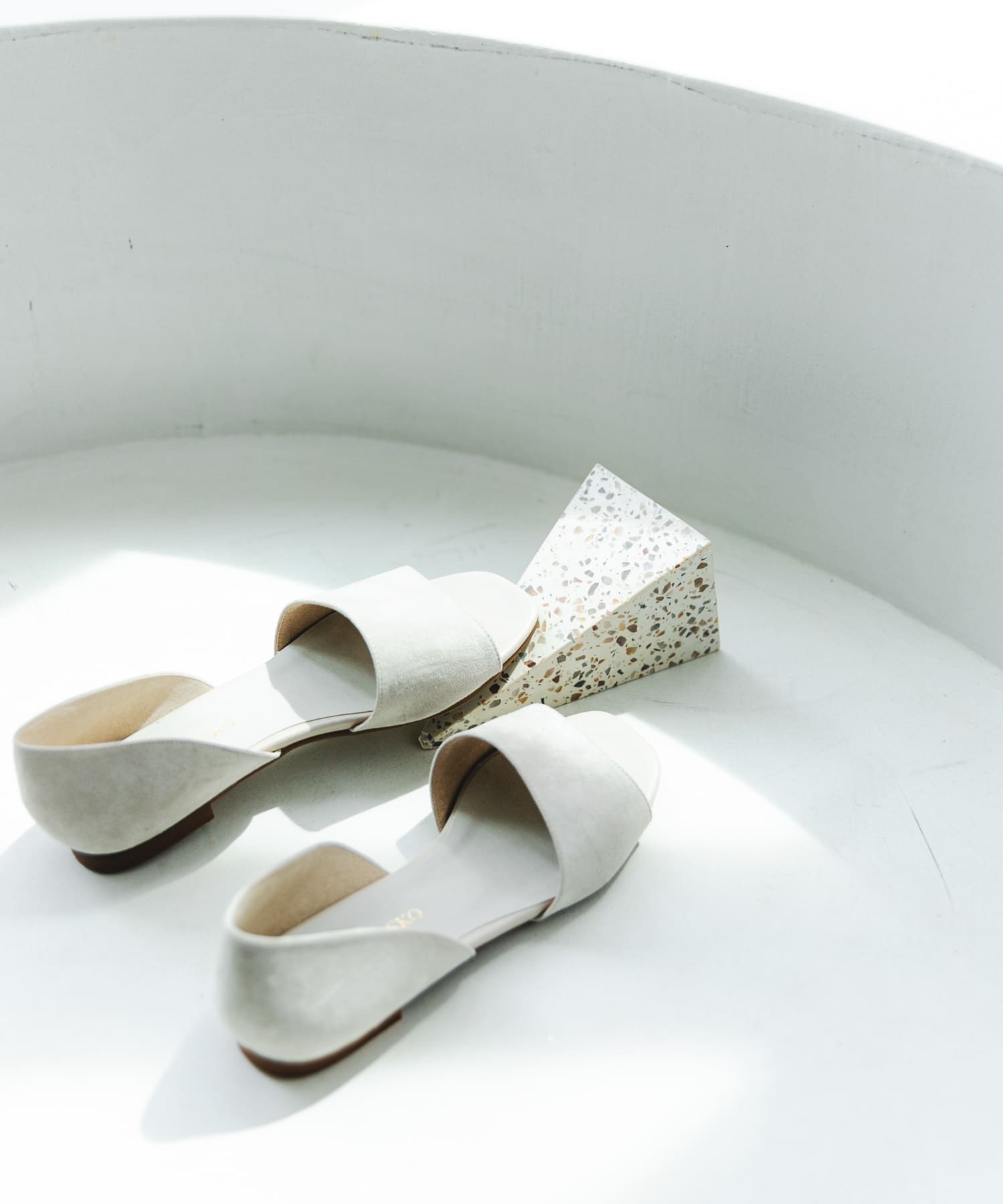 『MADE IN JAPAN』セパレートフラットサンダル BEIGE 36