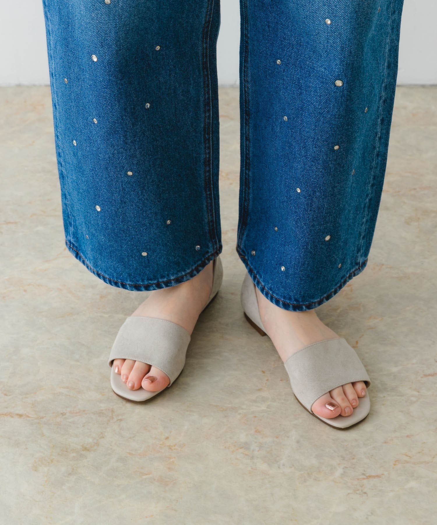 『MADE IN JAPAN』セパレートフラットサンダル BEIGE 36