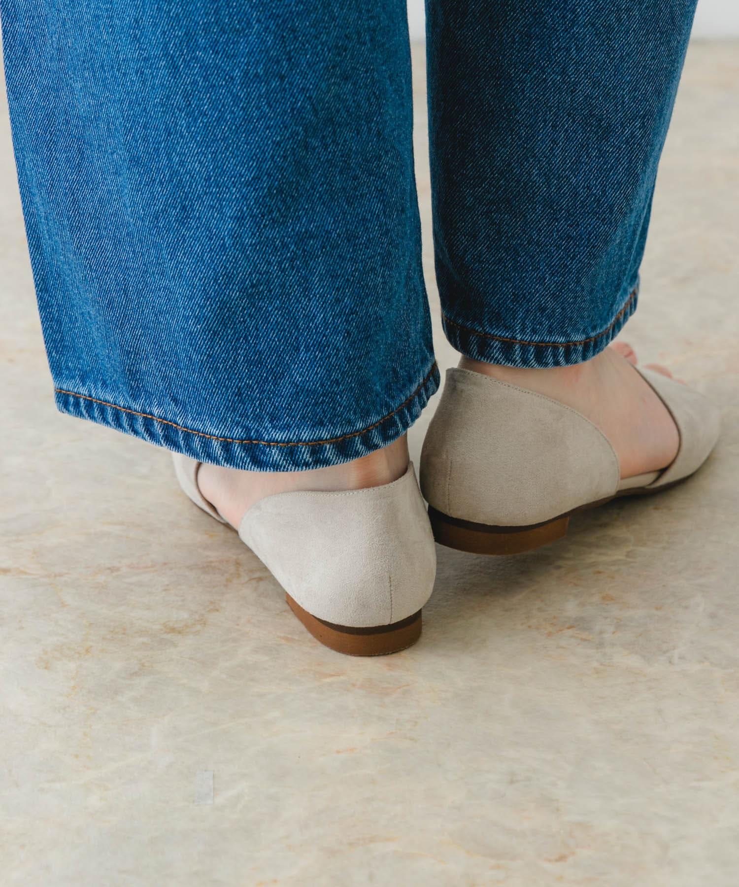 『MADE IN JAPAN』セパレートフラットサンダル BEIGE 36