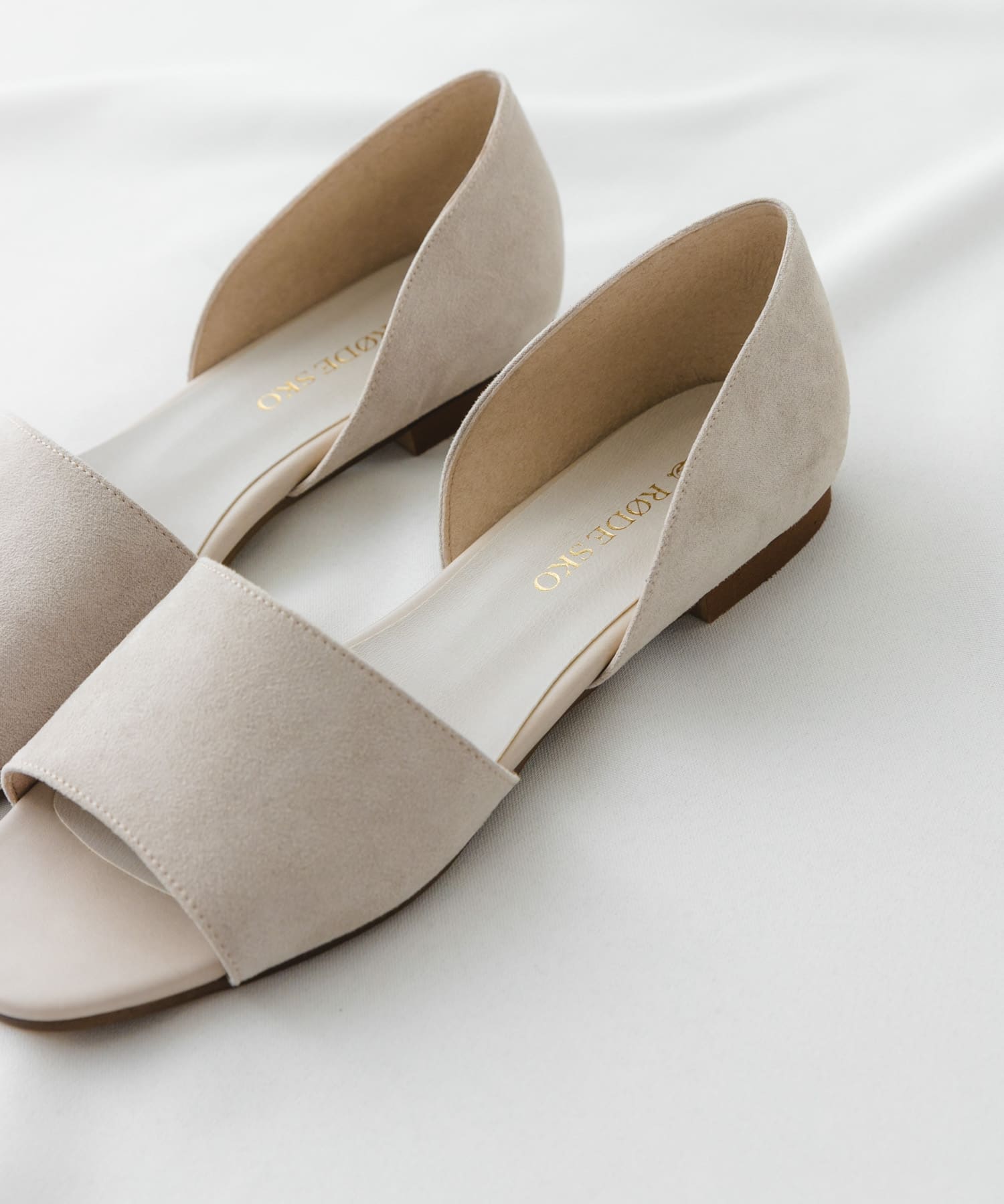 『MADE IN JAPAN』セパレートフラットサンダル BEIGE 38