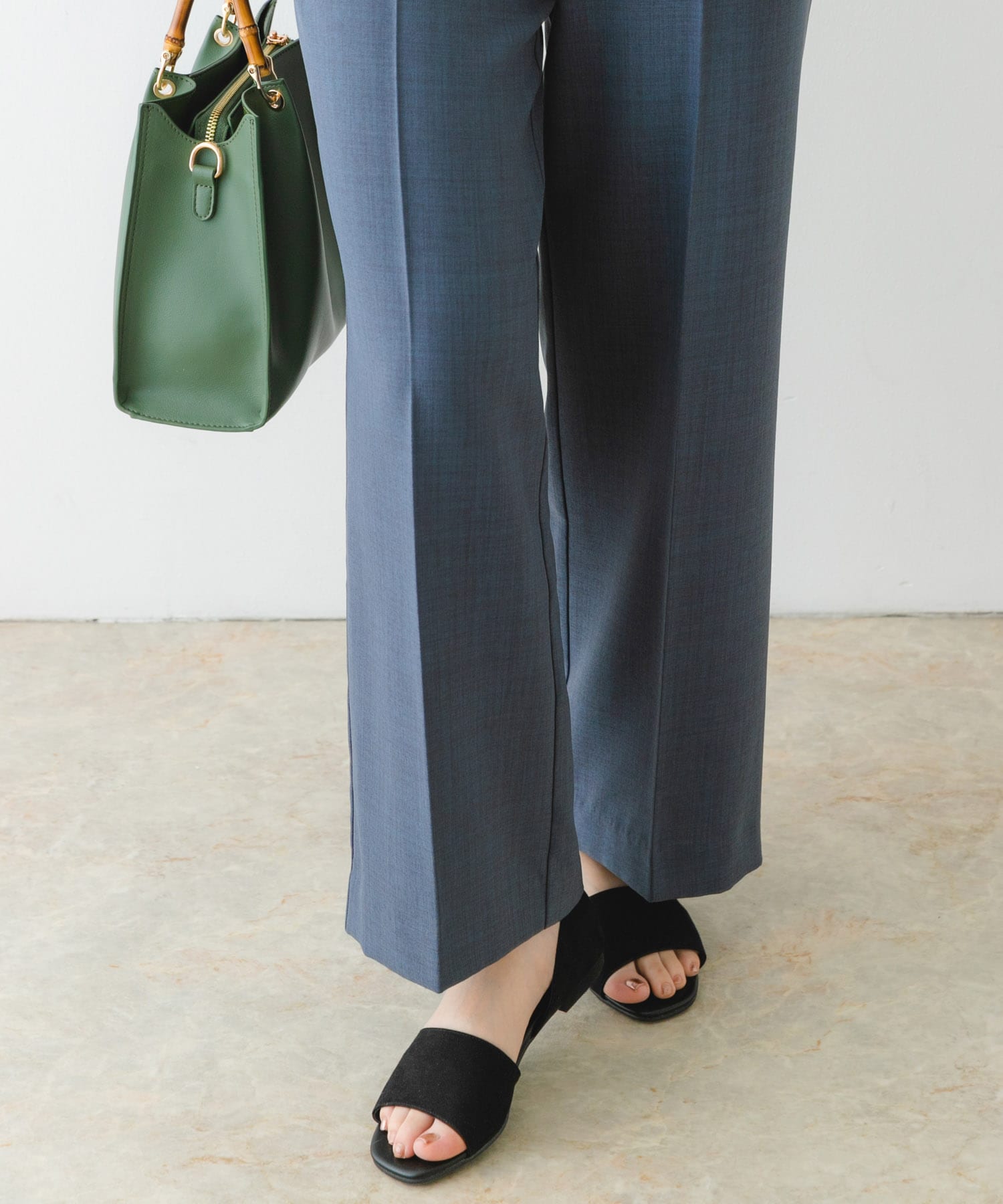 『MADE IN JAPAN』セパレートフラットサンダル BLACK 36