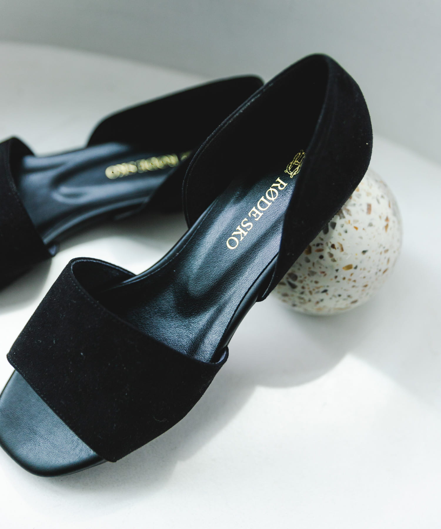 『MADE IN JAPAN』セパレートフラットサンダル BLACK 37