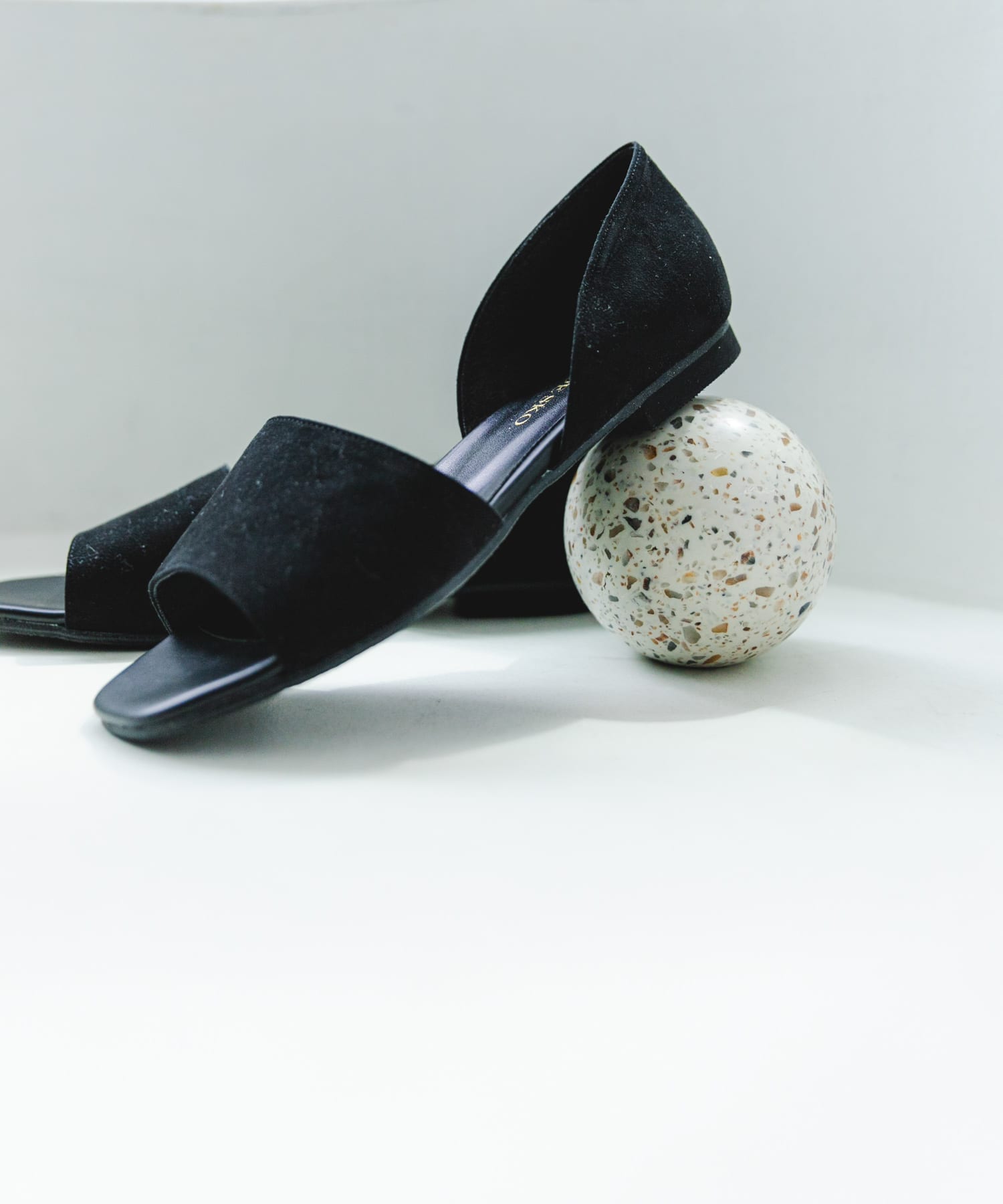 『MADE IN JAPAN』セパレートフラットサンダル BLACK 37