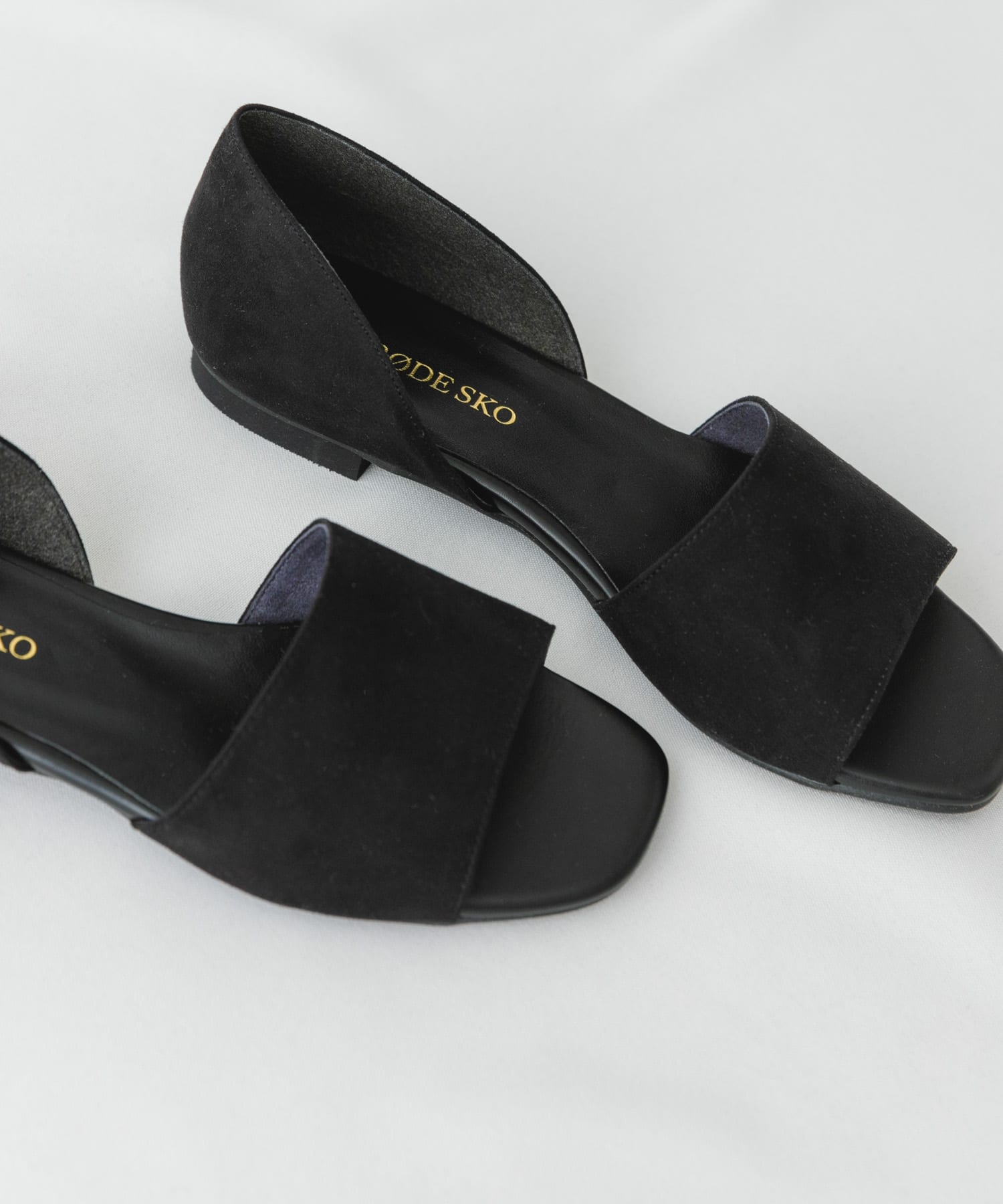 『MADE IN JAPAN』セパレートフラットサンダル BLACK 38