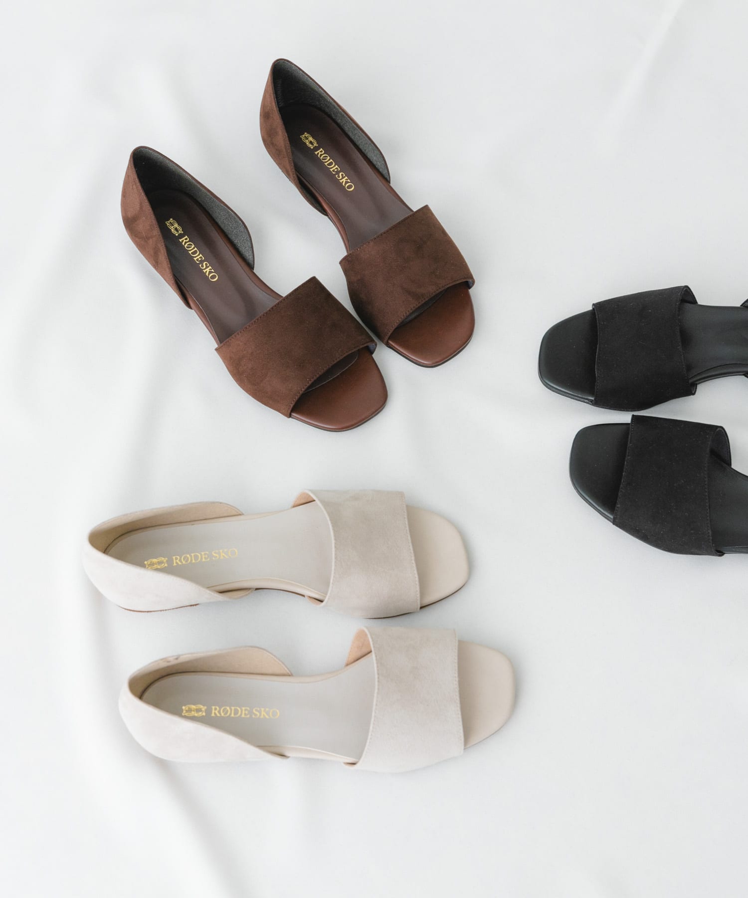 『MADE IN JAPAN』セパレートフラットサンダル BLACK 38