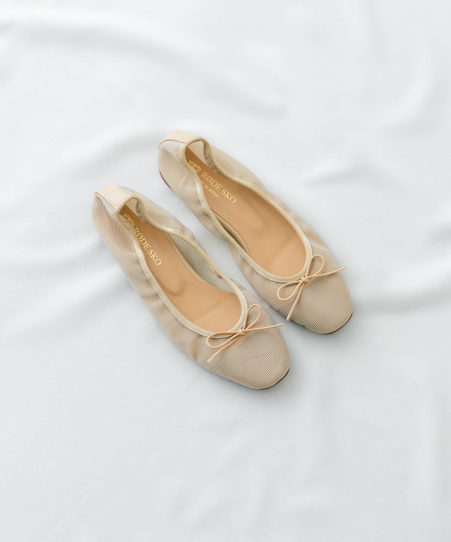 『MADE IN JAPAN』シアーバレエシューズ BEIGE 36