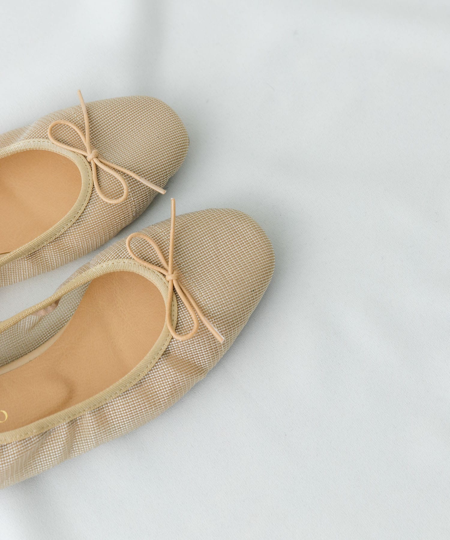 『MADE IN JAPAN』シアーバレエシューズ BEIGE 36