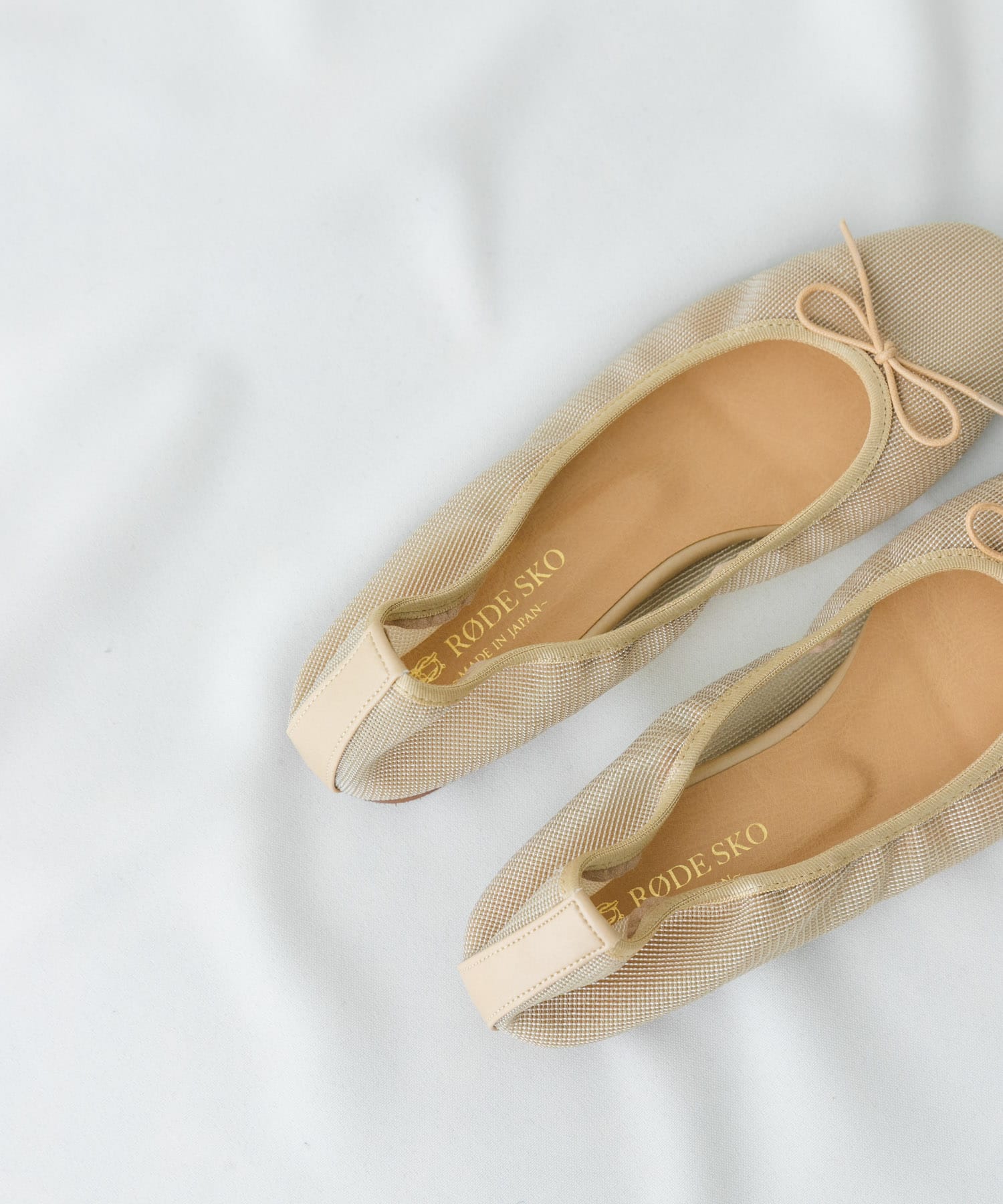 『MADE IN JAPAN』シアーバレエシューズ BEIGE 36