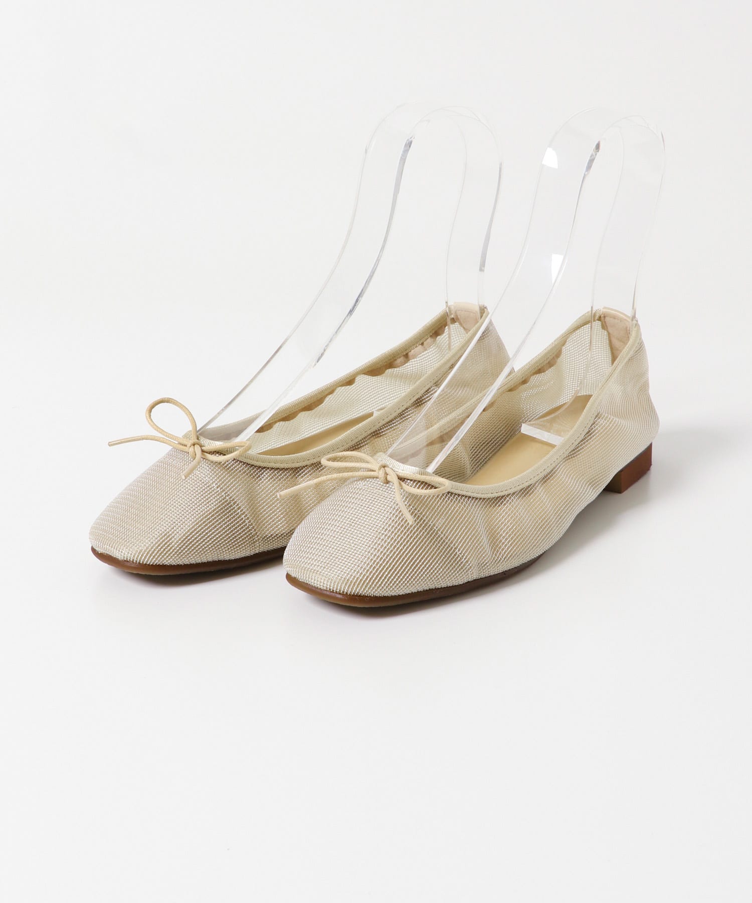 『MADE IN JAPAN』シアーバレエシューズ BEIGE 36