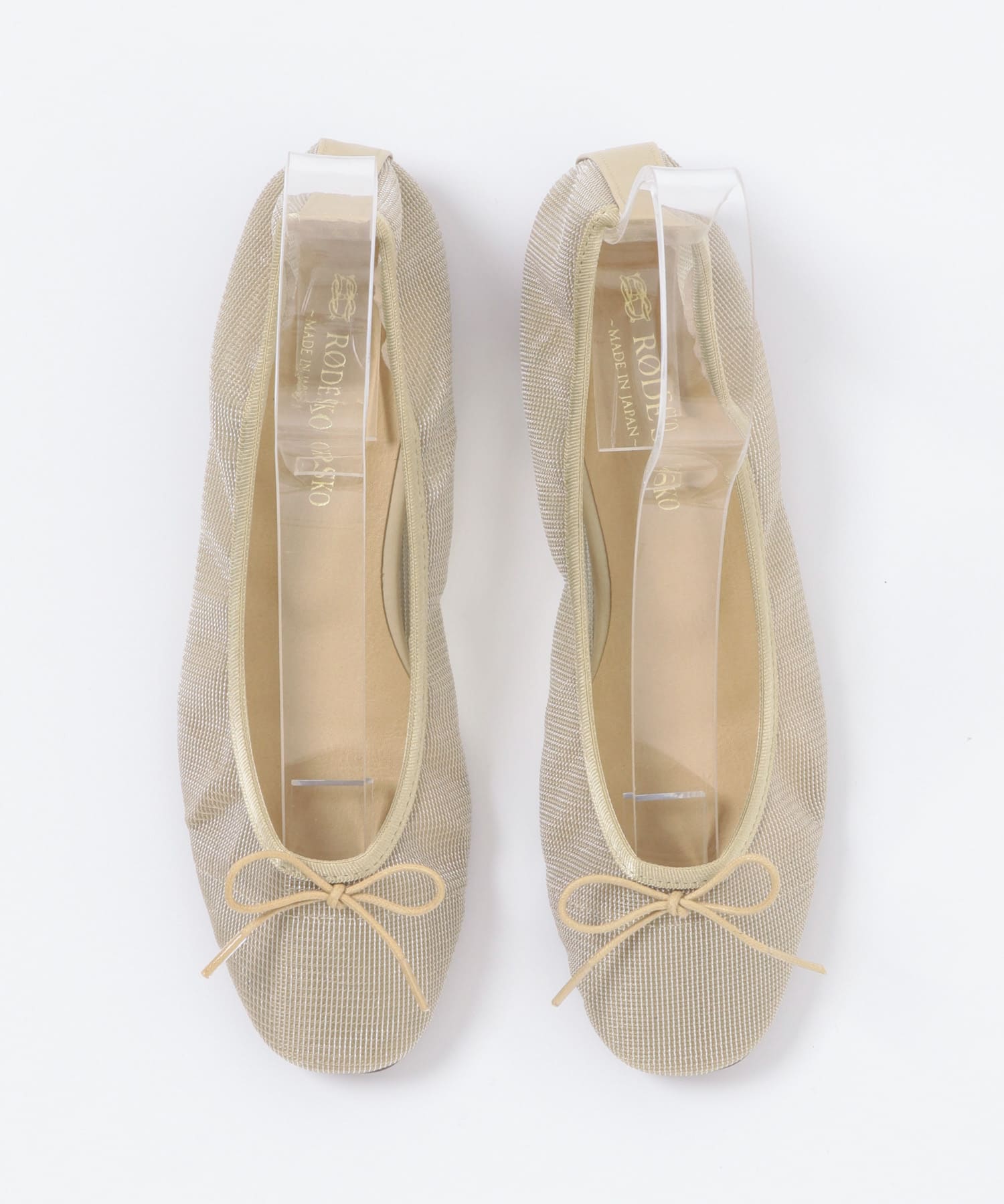 『MADE IN JAPAN』シアーバレエシューズ BEIGE 36