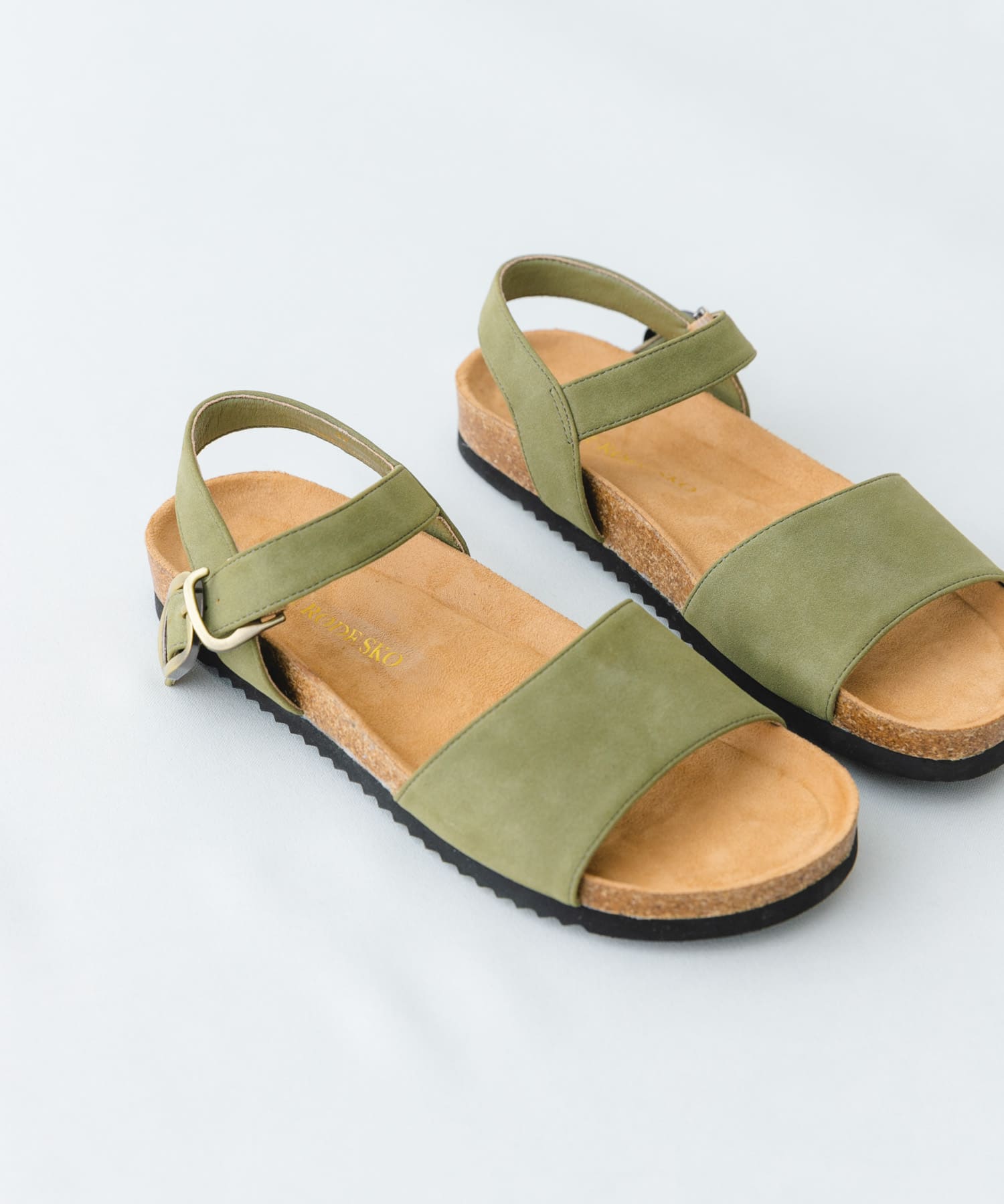 シンプルアンクルサンダル KHAKI 36